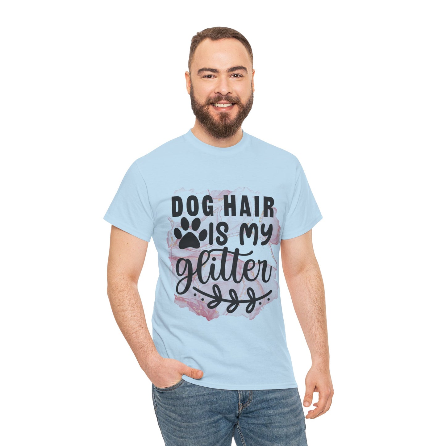 Dog Hair Is My Glitter Unisex Heavy Cotton Tee