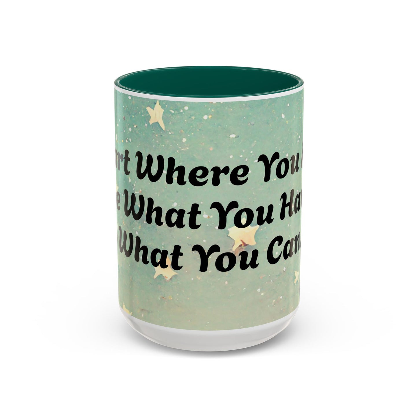 Start Where You Are Inspirational Colorful Mugs (11oz, 15oz)