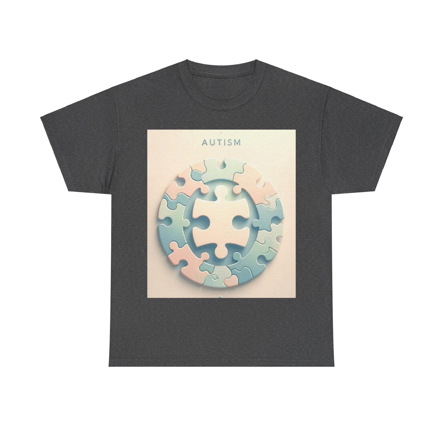Autism Circle Unisex Heavy Cotton Tee