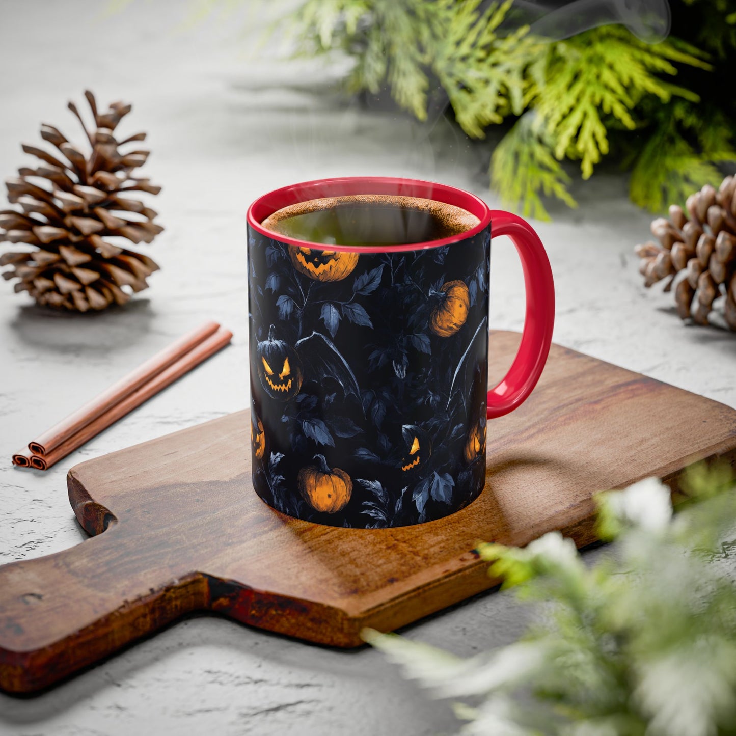Scary Nights Halloween Colorful Mugs, 11oz