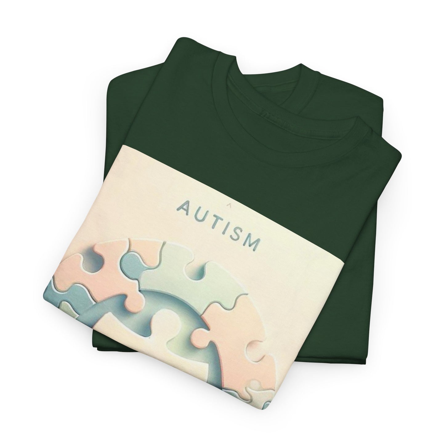 Autism Circle Unisex Heavy Cotton Tee