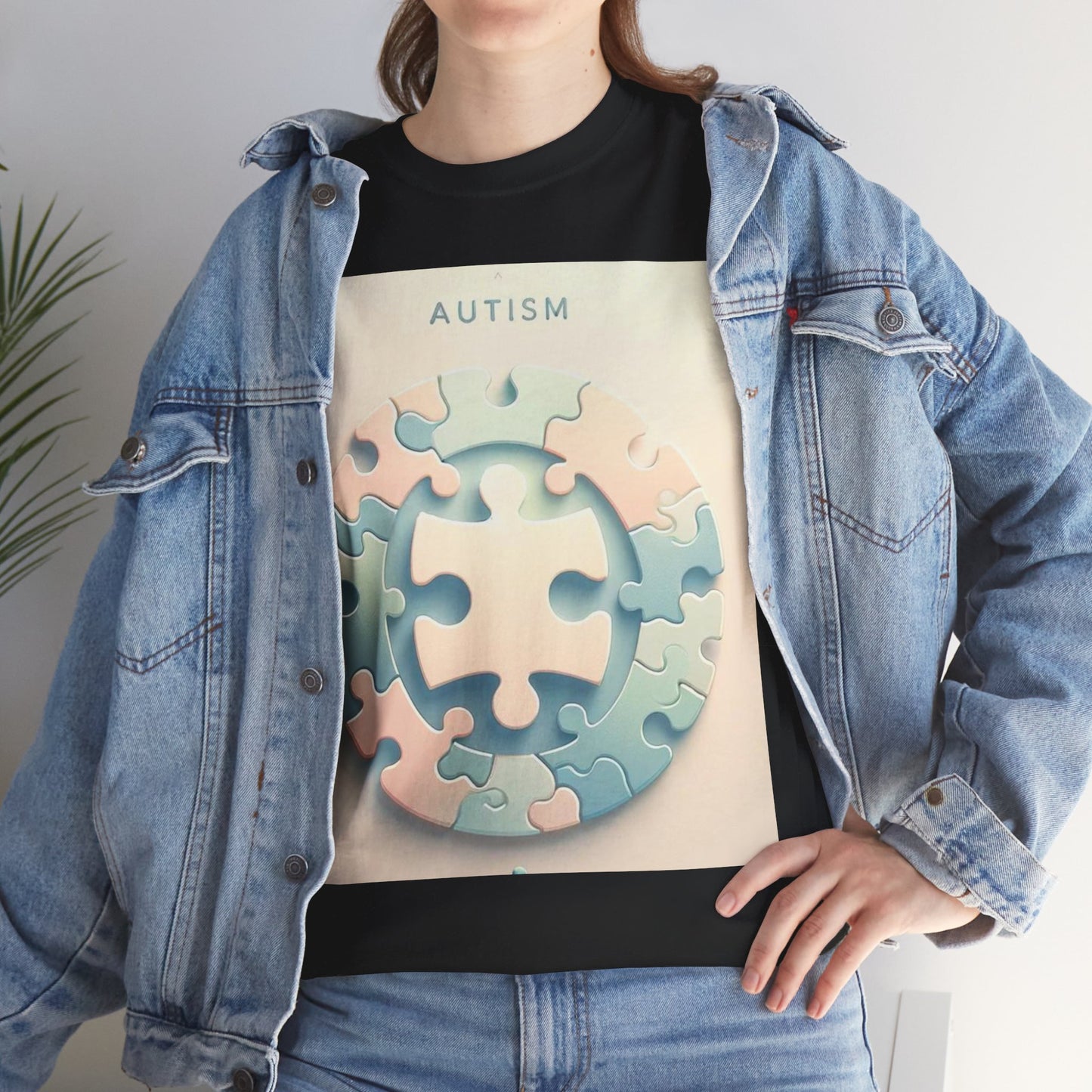 Autism Circle Unisex Heavy Cotton Tee