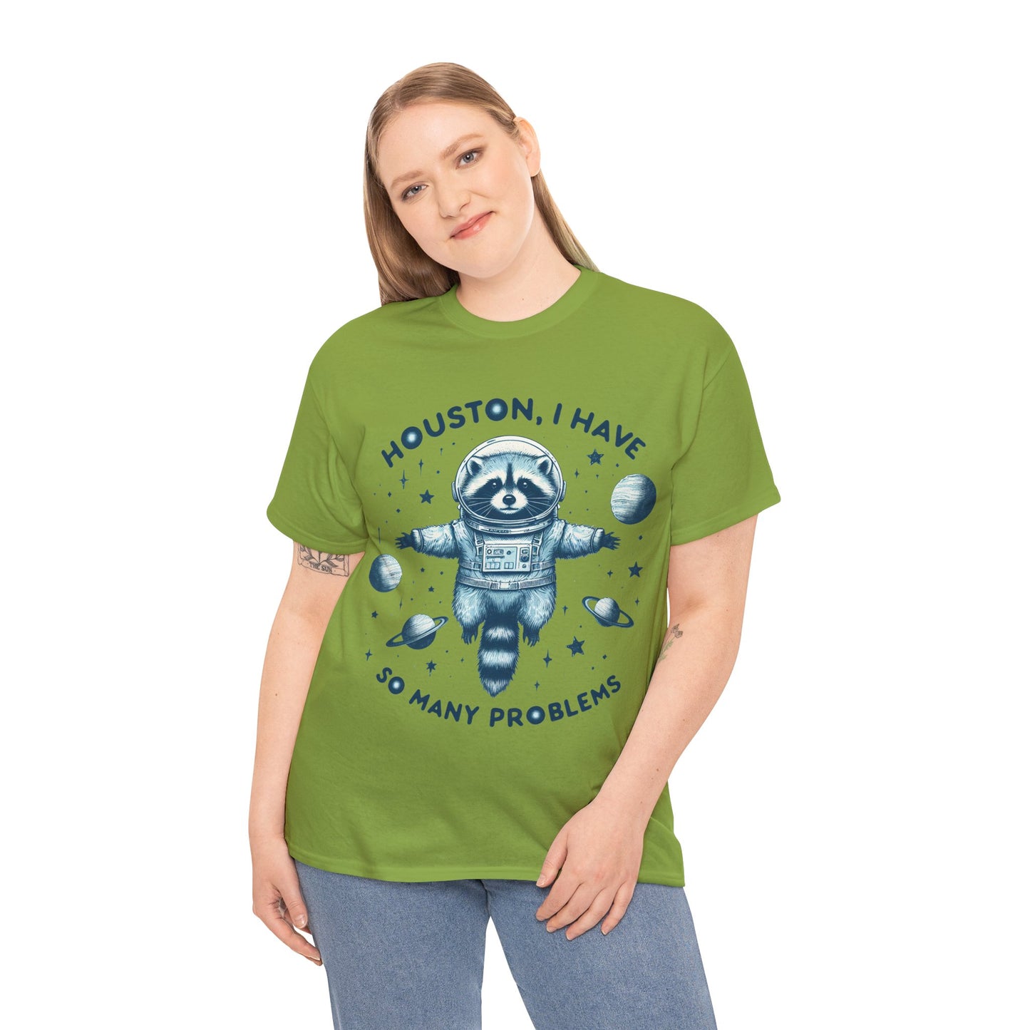 Houston I Have So Many Problems Unisex Heavy Cotton Tee