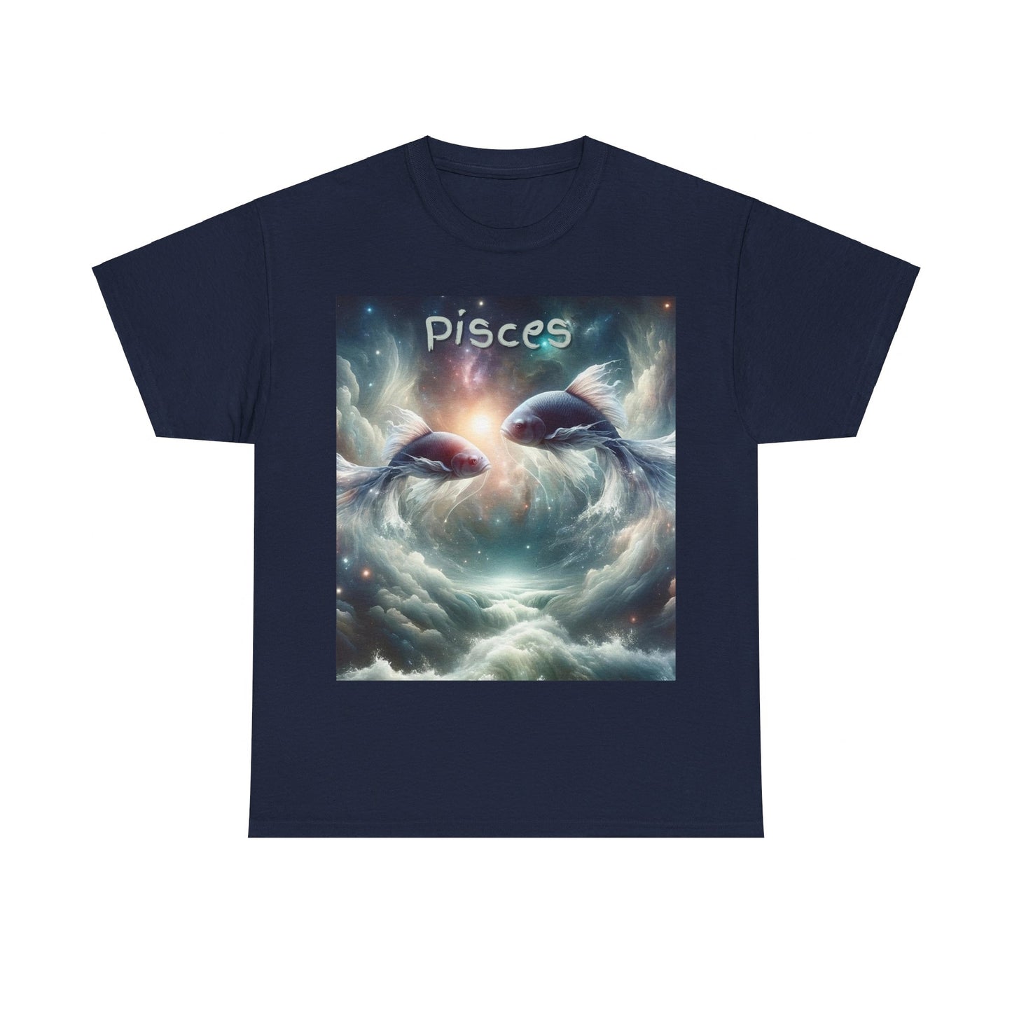Pisces Unisex Heavy Cotton Tee