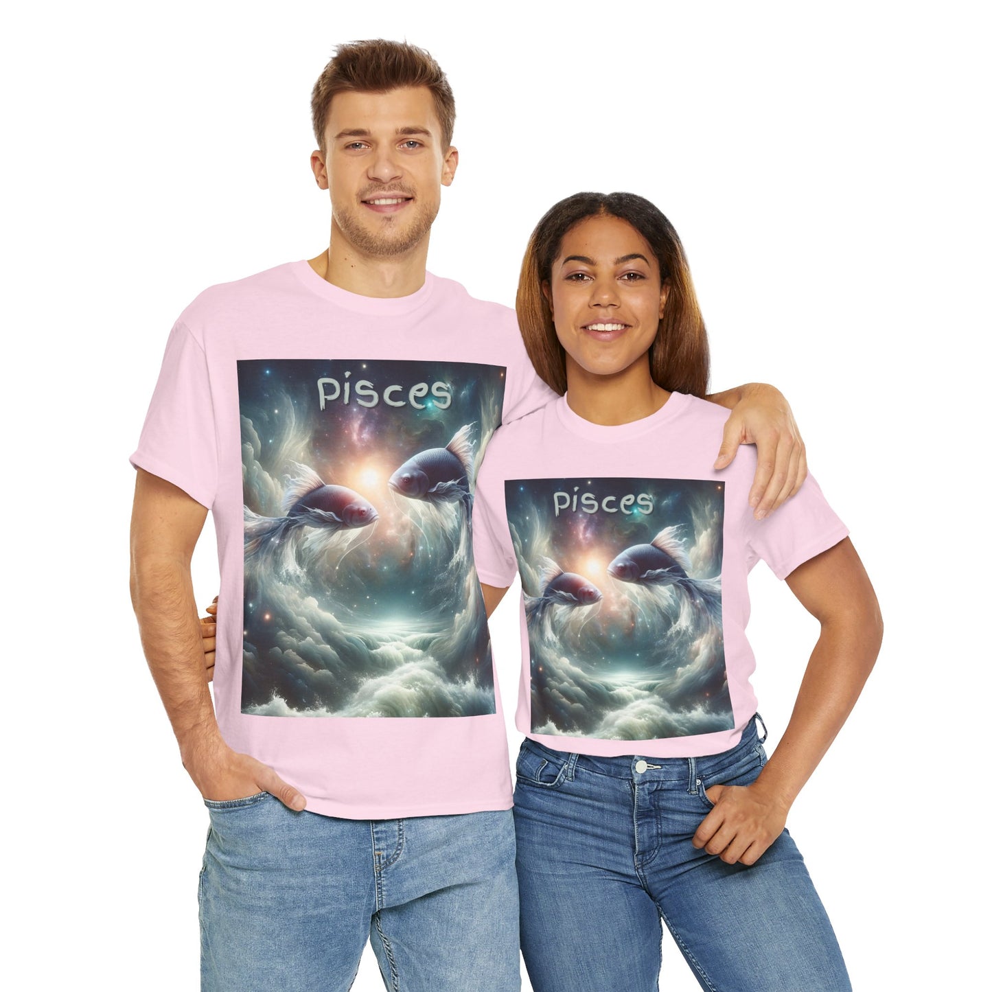 Pisces Unisex Heavy Cotton Tee