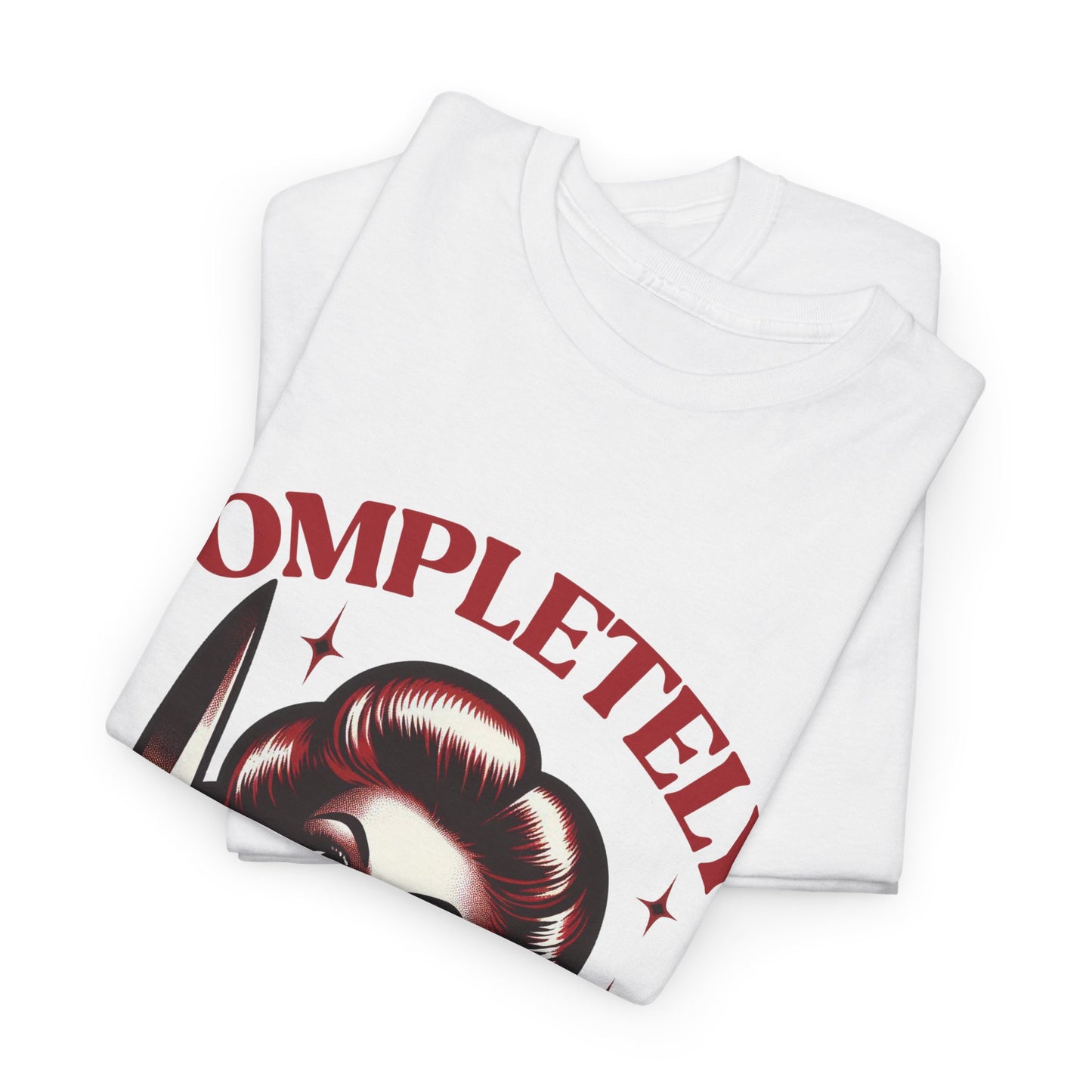 Completely Unhinged Unisex Heavy Cotton Tee