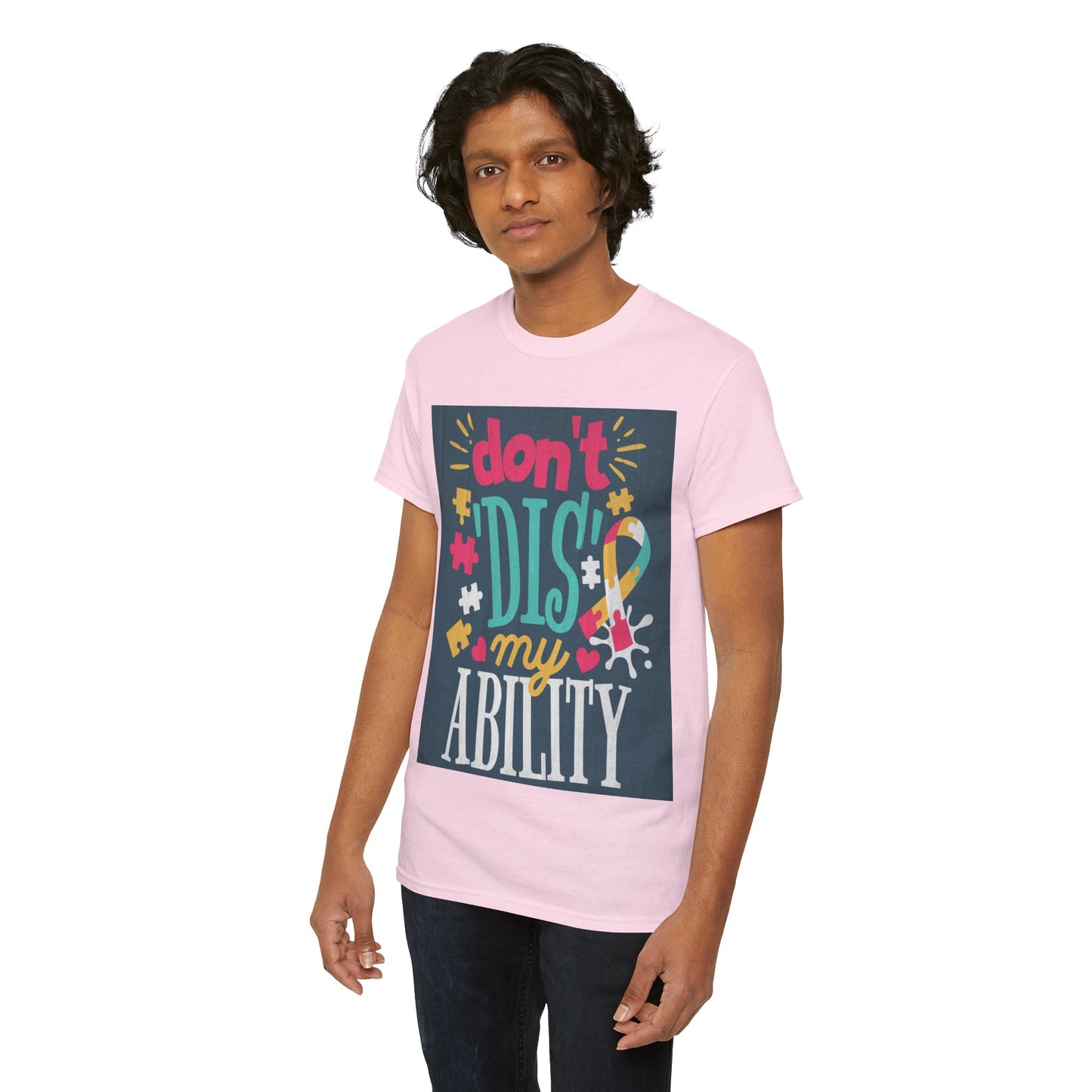Don't Dis My Ability Unisex Heavy Cotton Tee