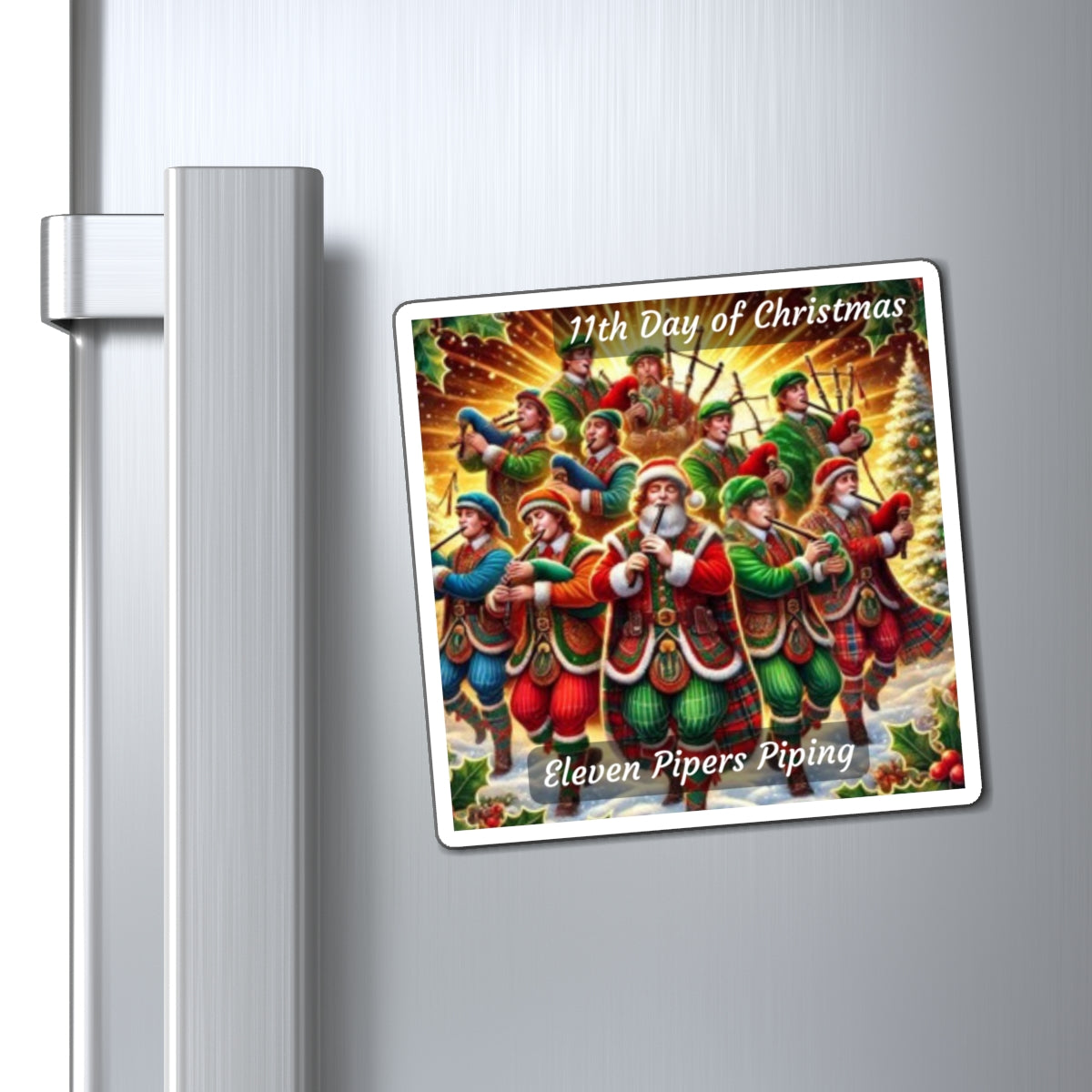 11th Day of Christmas Magnets