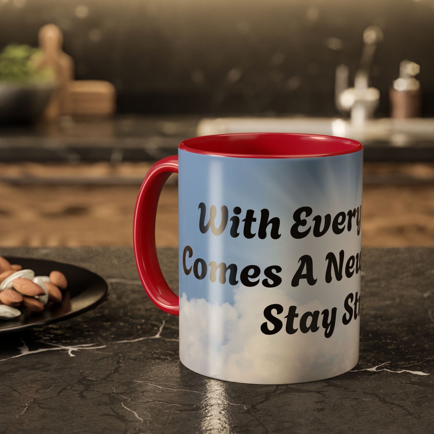With Every Sunrise Inspirational Colorful Mugs (11oz, 15oz)