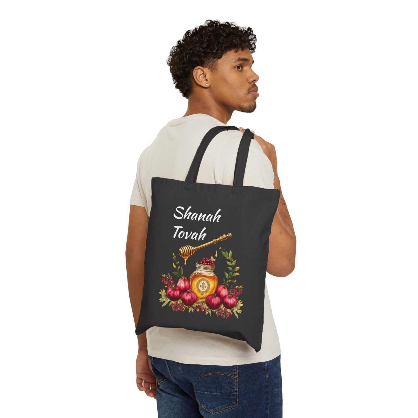 Shanah Tovah Cotton Canvas Tote Bag