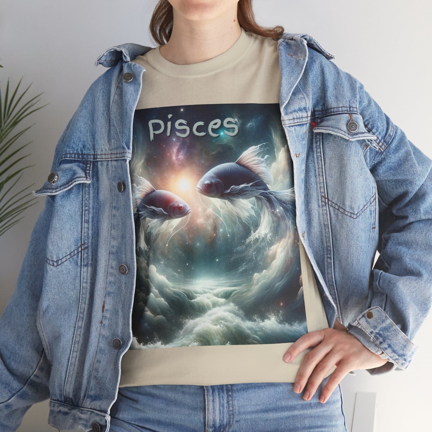 Pisces Unisex Heavy Cotton Tee