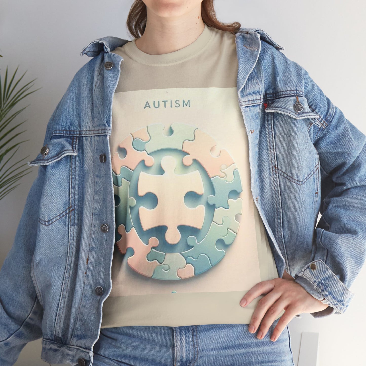 Autism Circle Unisex Heavy Cotton Tee