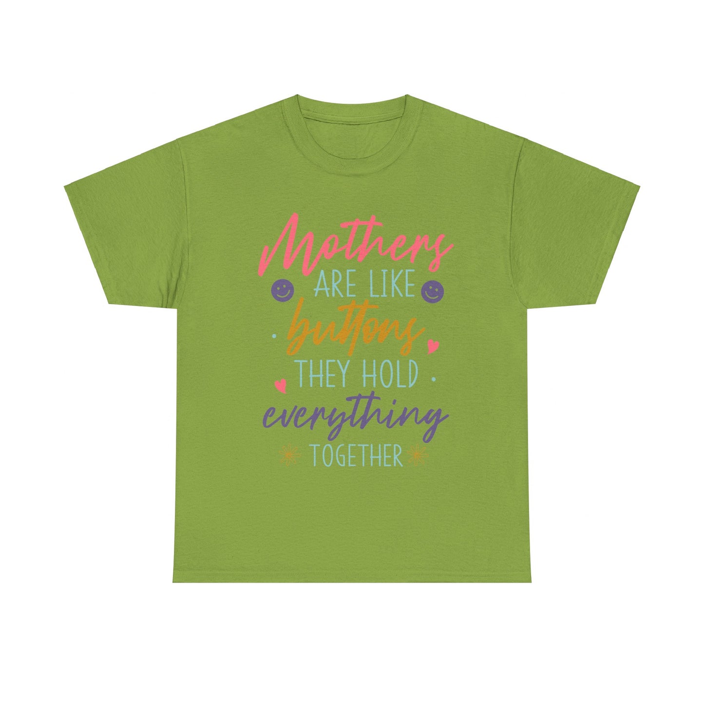 Mothers Are Like Buttons Unisex Heavy Cotton Tee