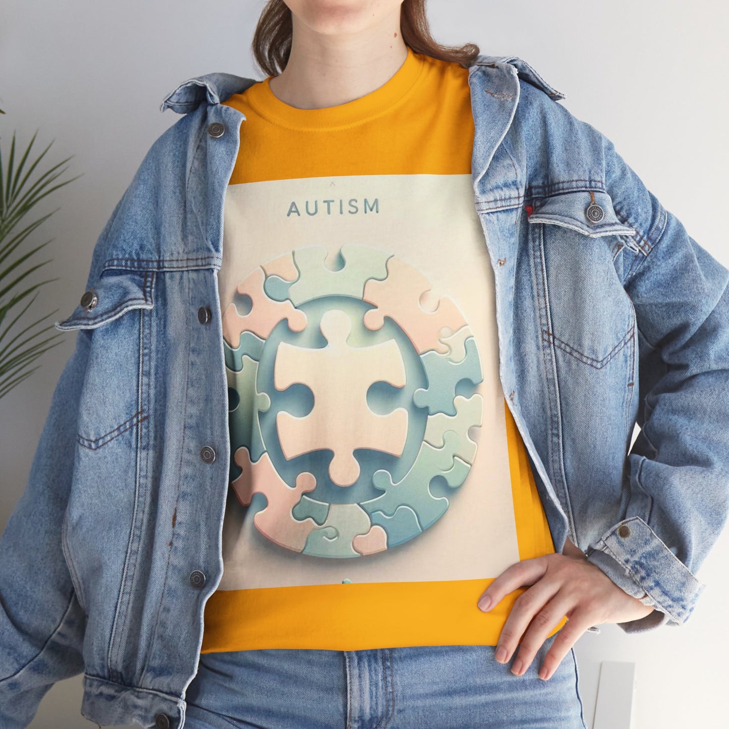 Autism Circle Unisex Heavy Cotton Tee