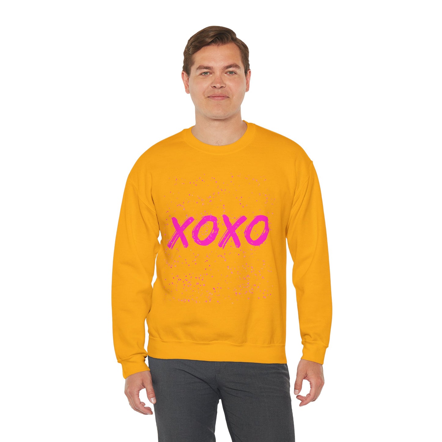 XOXO Glitter Unisex Heavy Blend™ Crewneck Sweatshirt