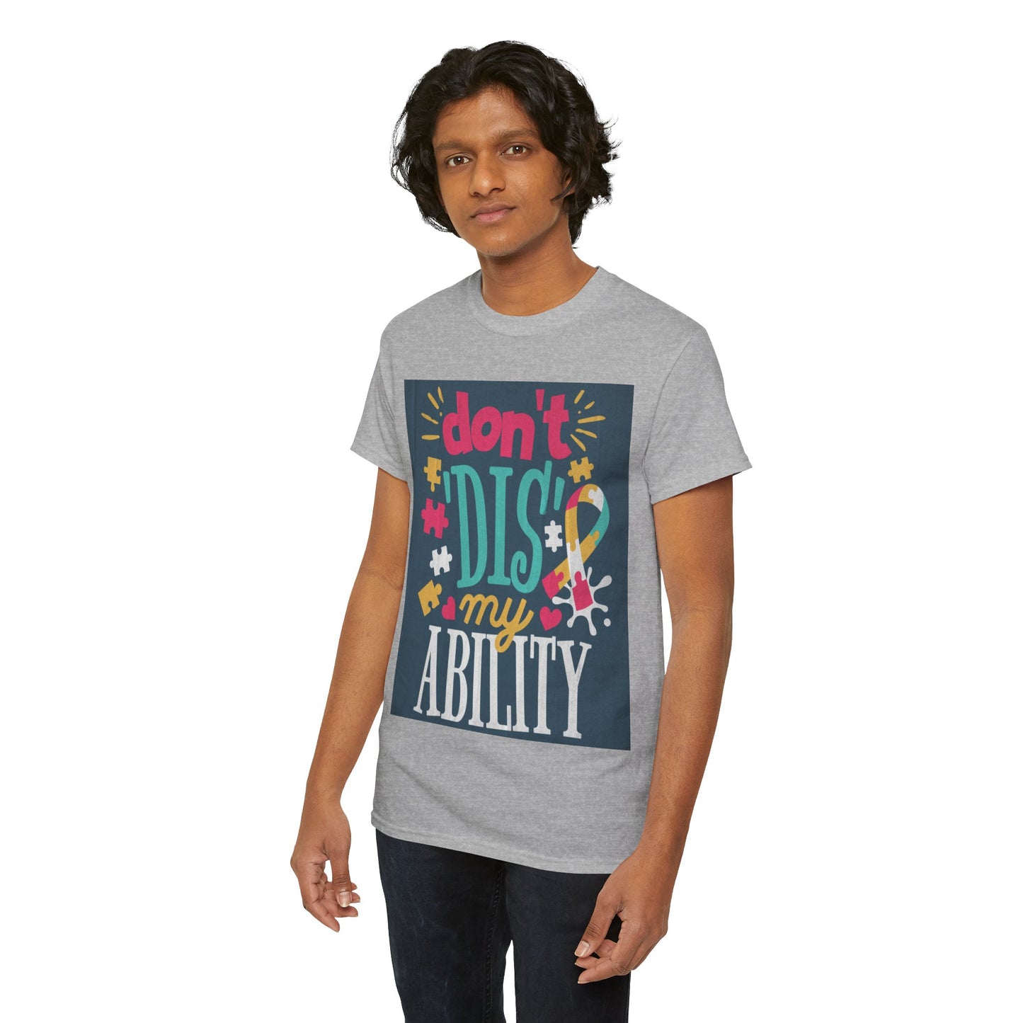 Don't Dis My Ability Unisex Heavy Cotton Tee