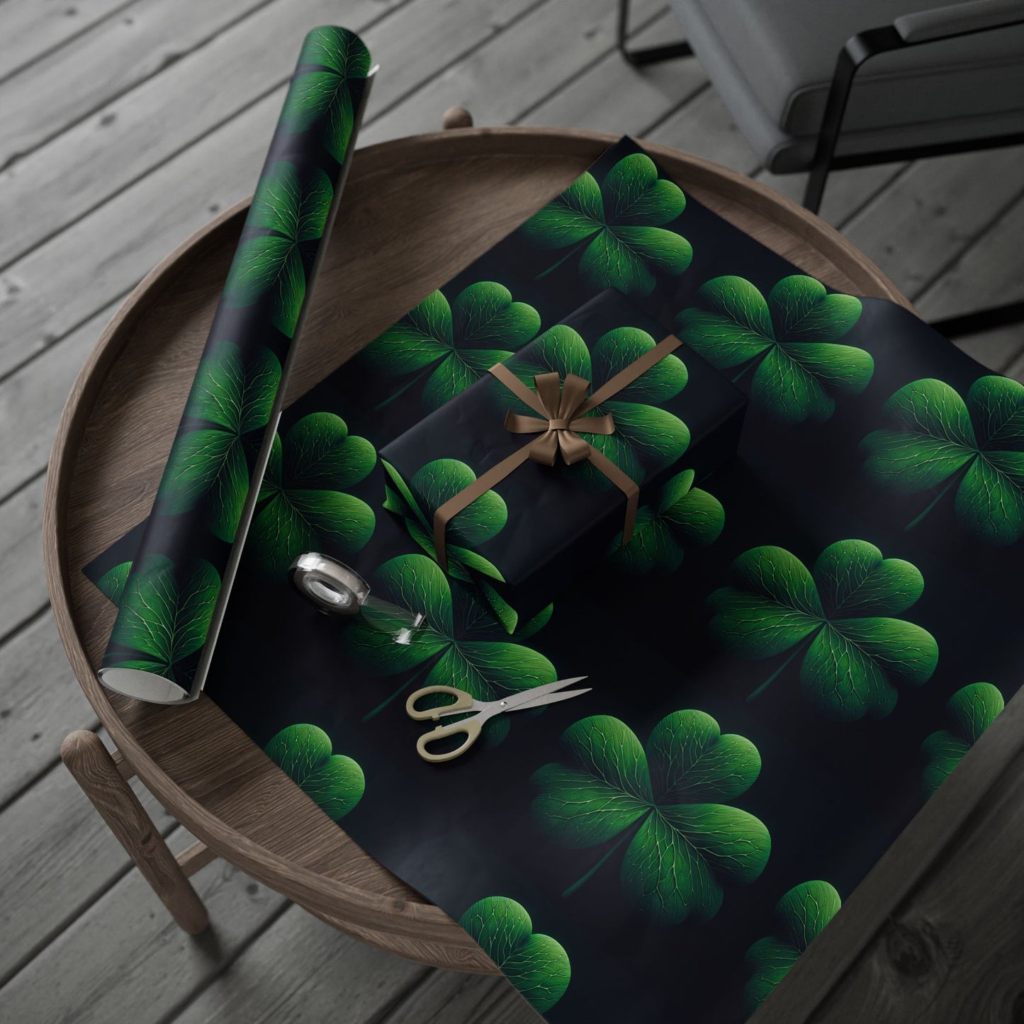 Lucky Clover Wrapping Paper - St. Patrick's Day Gift Wrap