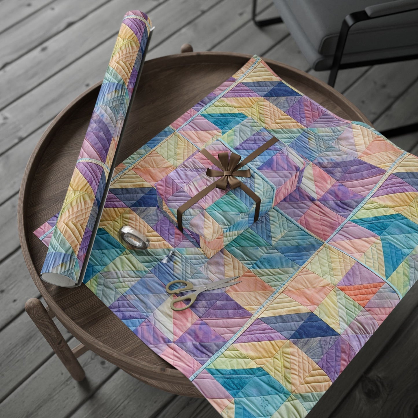 Pastel Patch Wrapping Papers
