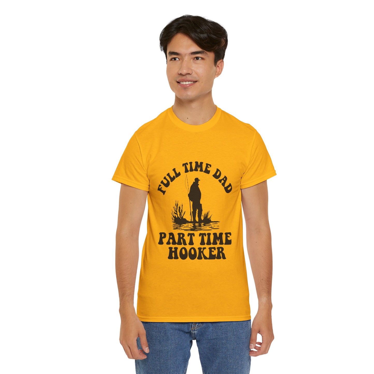 Full Time Dad Unisex Heavy Cotton Tee