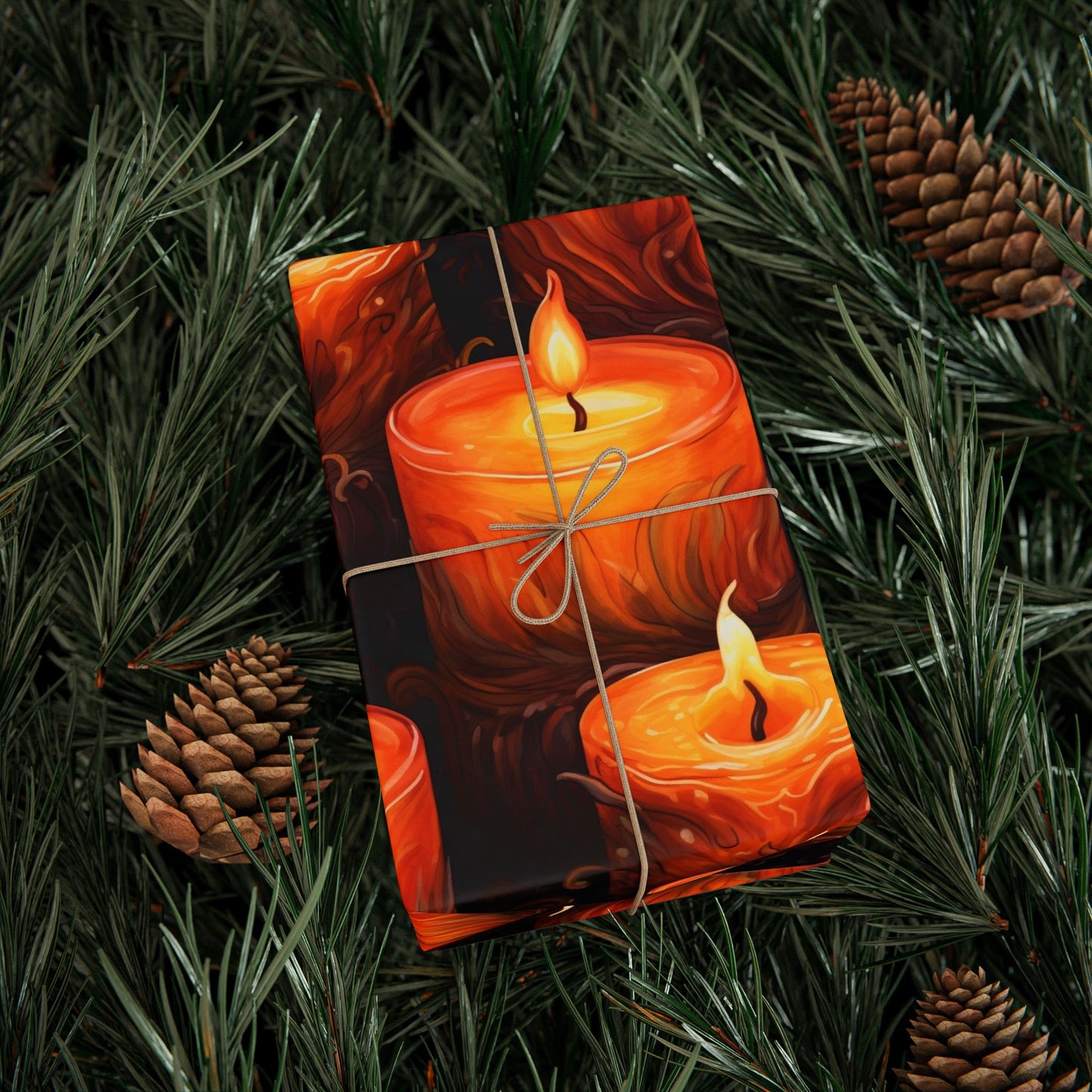 Candle Design Wrapping Papers