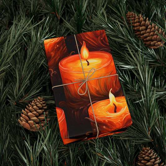 Candle Design Wrapping Papers