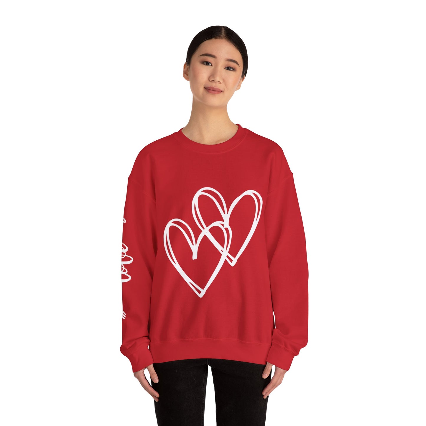 Hearts and Love Unisex Heavy Blend™ Crewneck Sweatshirt