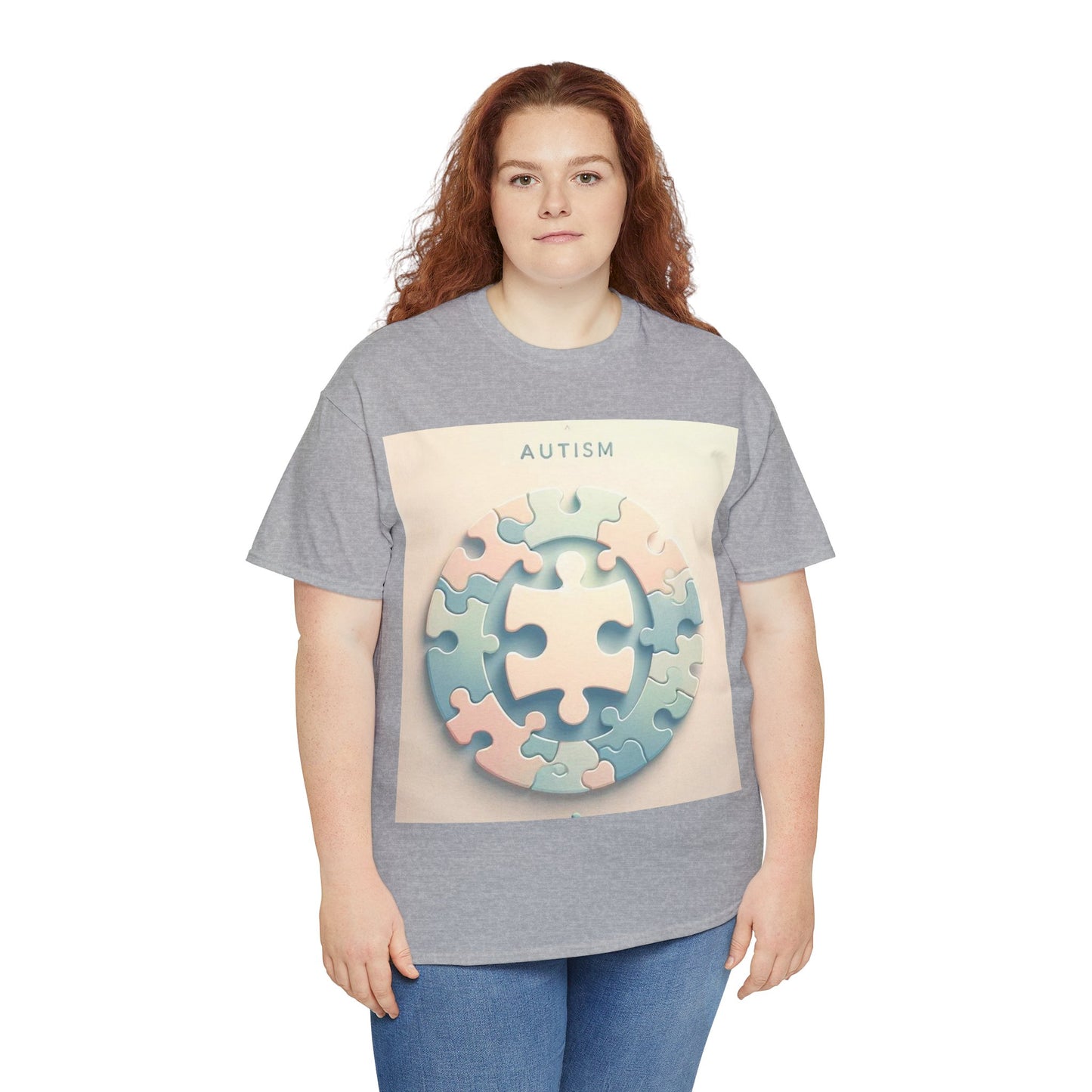 Autism Circle Unisex Heavy Cotton Tee