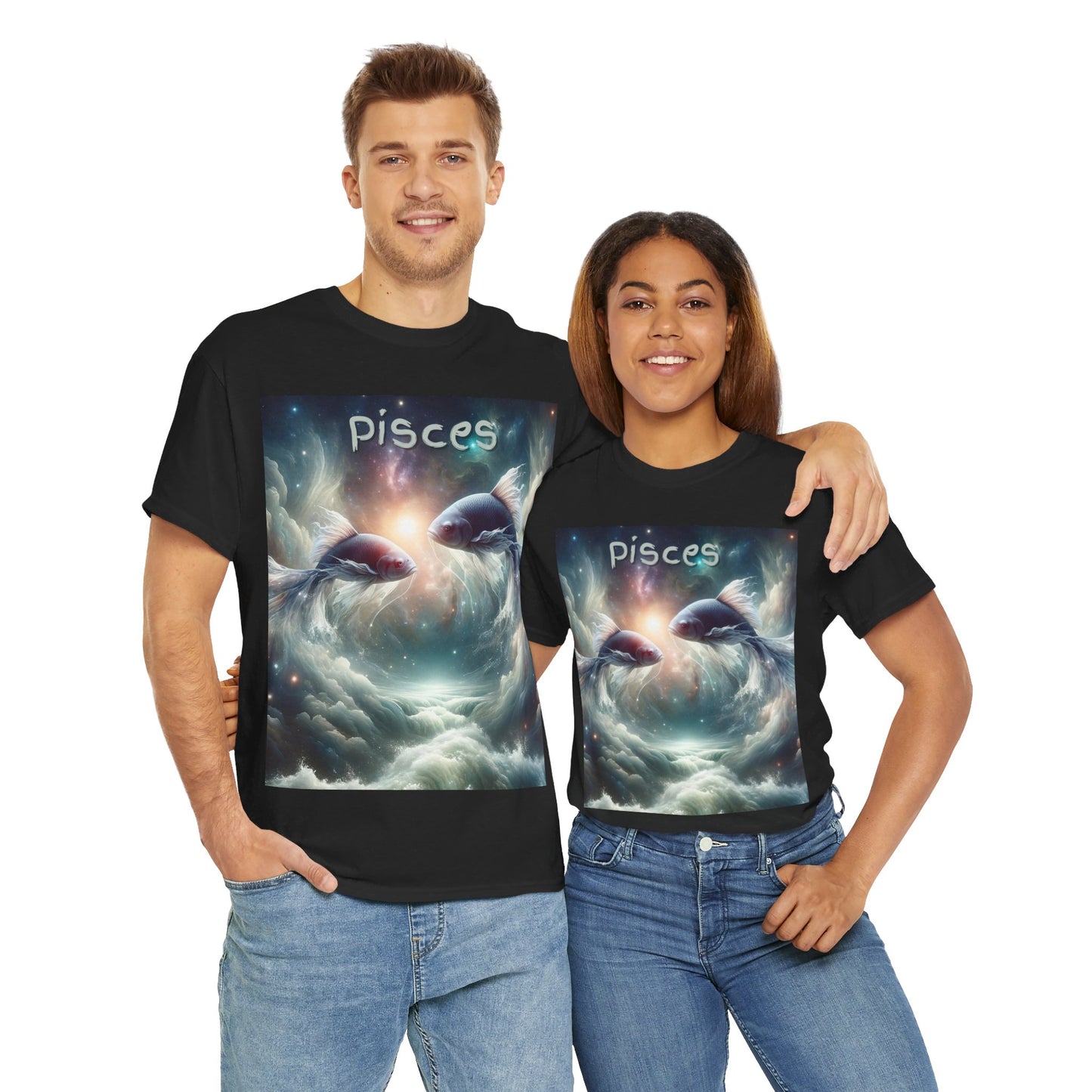 Pisces Unisex Heavy Cotton Tee