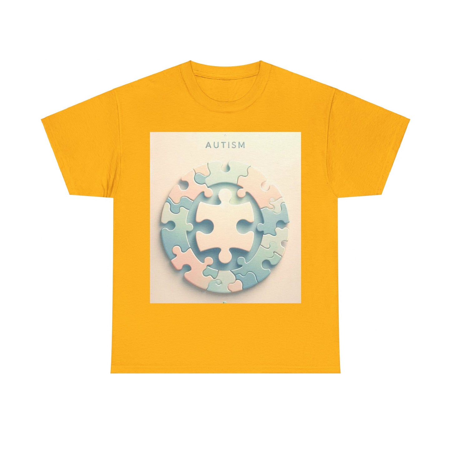 Autism Circle Unisex Heavy Cotton Tee