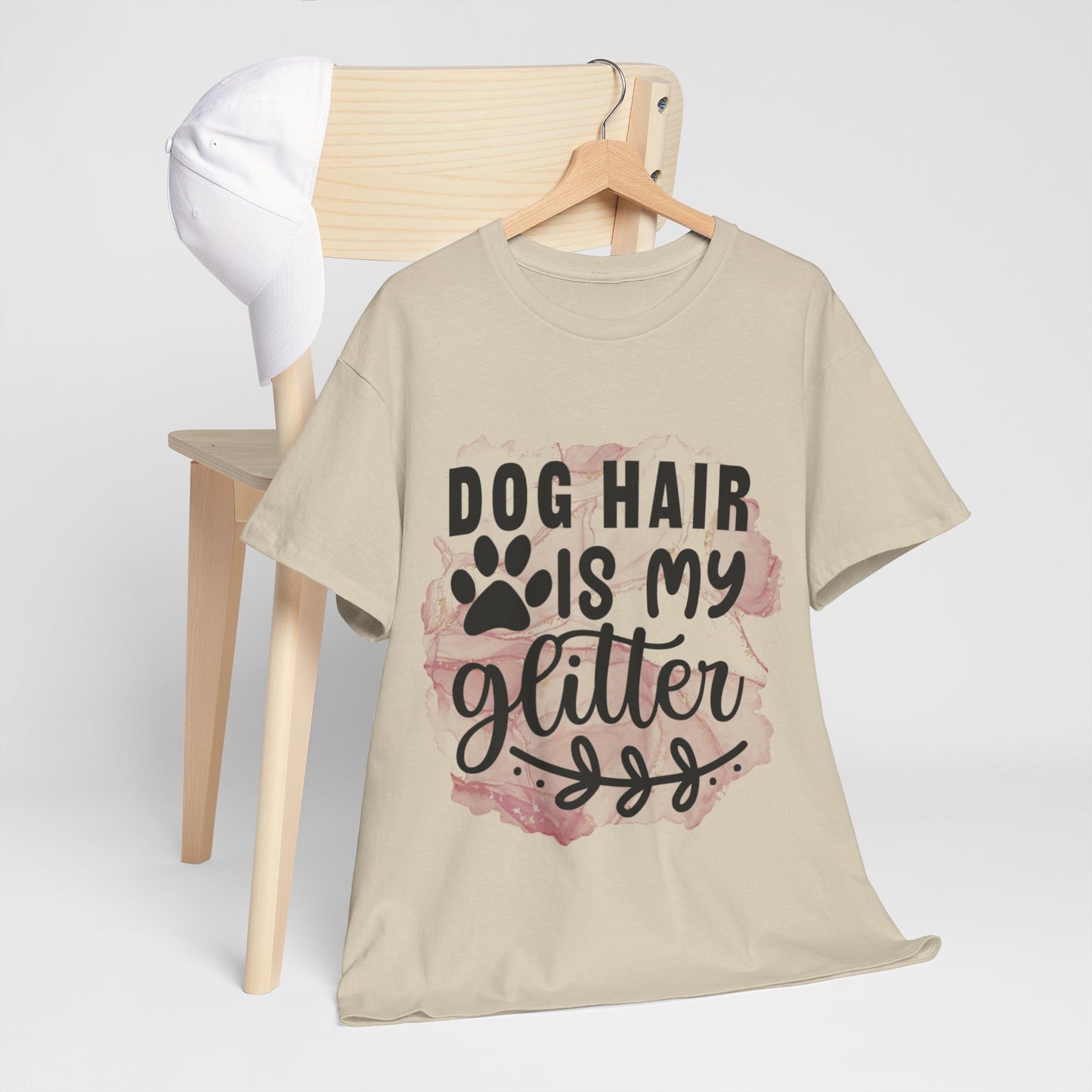 Dog Hair Is My Glitter Unisex Heavy Cotton Tee