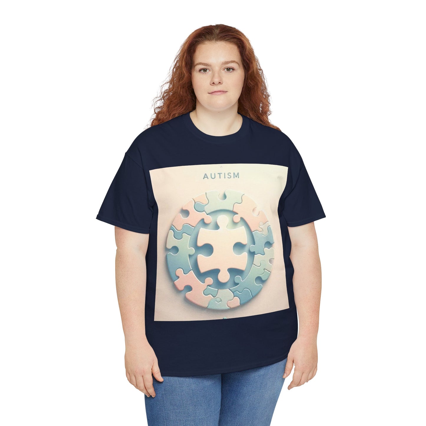 Autism Circle Unisex Heavy Cotton Tee