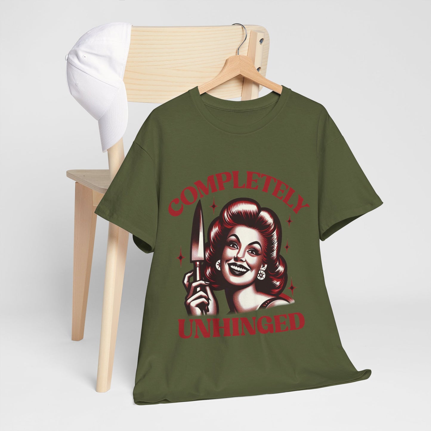 Completely Unhinged Unisex Heavy Cotton Tee
