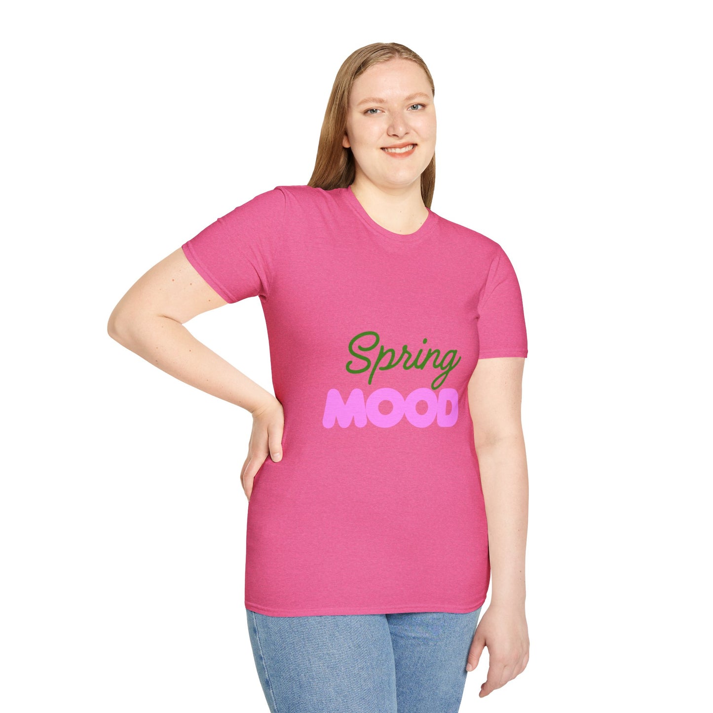 Spring Mood Unisex Softstyle T-Shirt - Casual Graphic Tee for Springtime Celebrations
