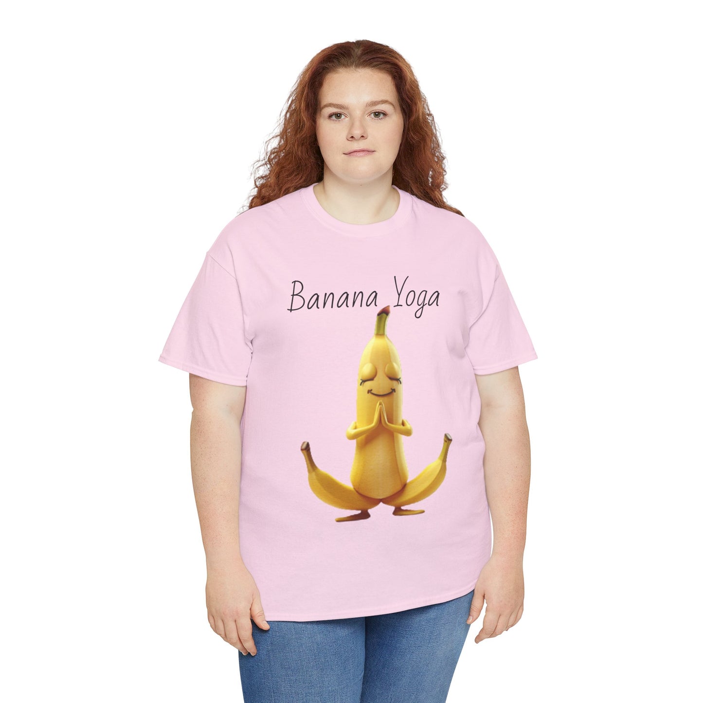 Banana Yoga Unisex Heavy Cotton Tee