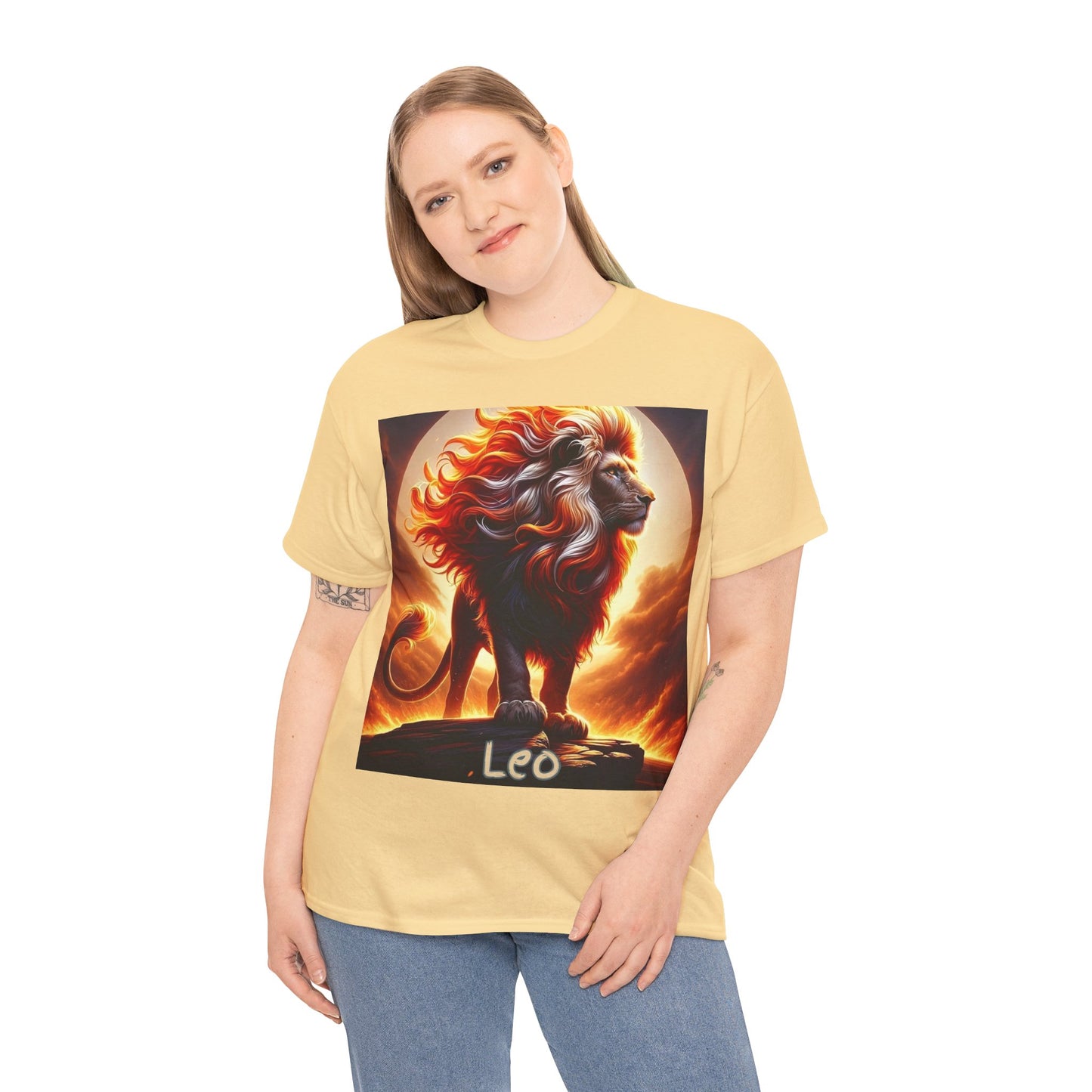Leo Unisex Heavy Cotton Tee
