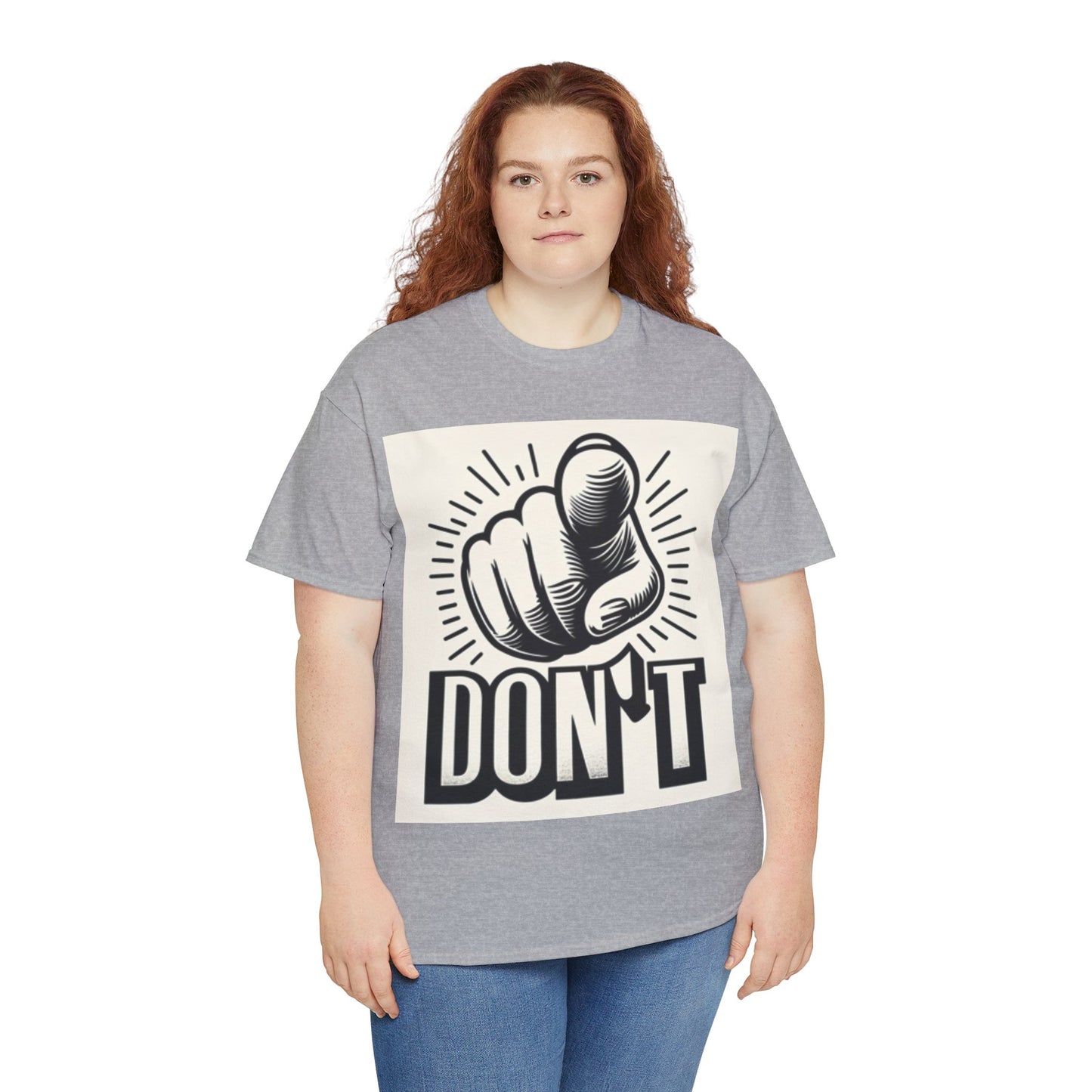 Don't Finger Unisex Heavy Cotton Tee