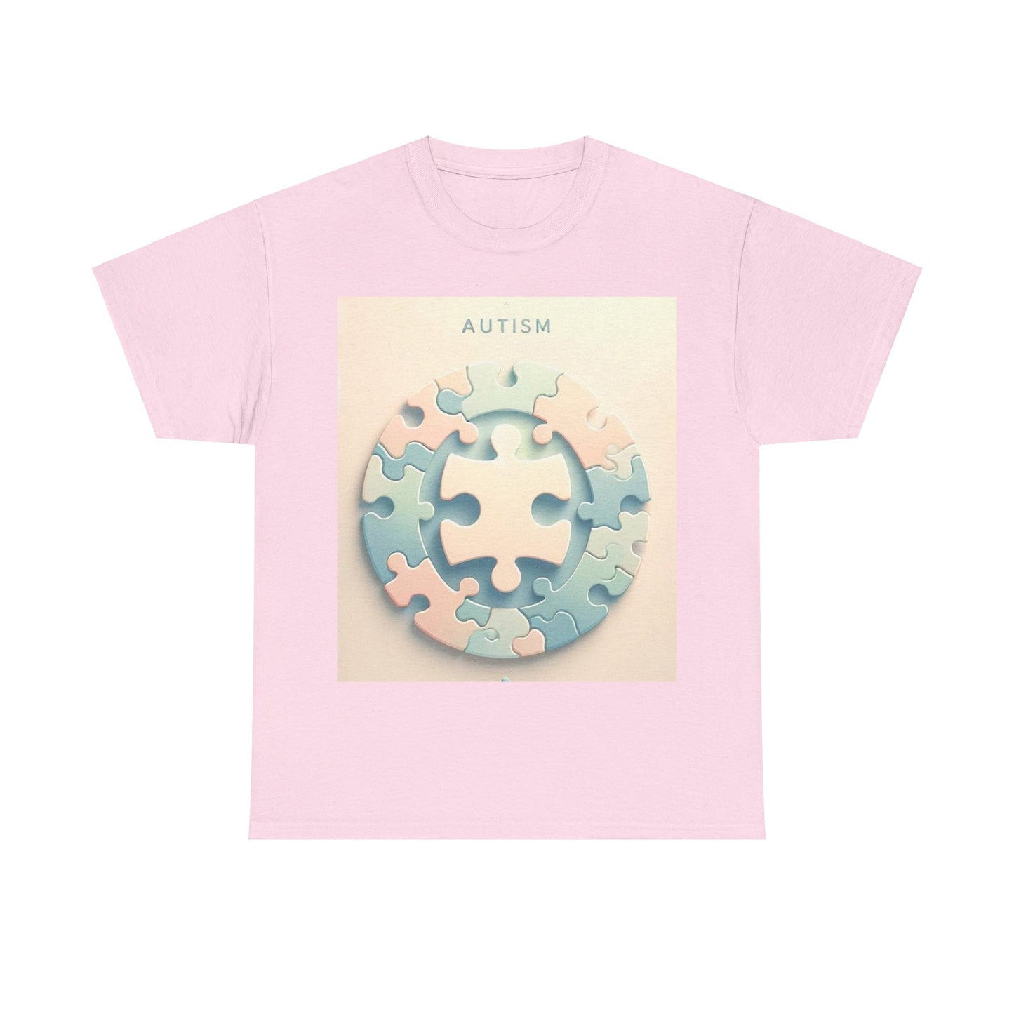 Autism Circle Unisex Heavy Cotton Tee