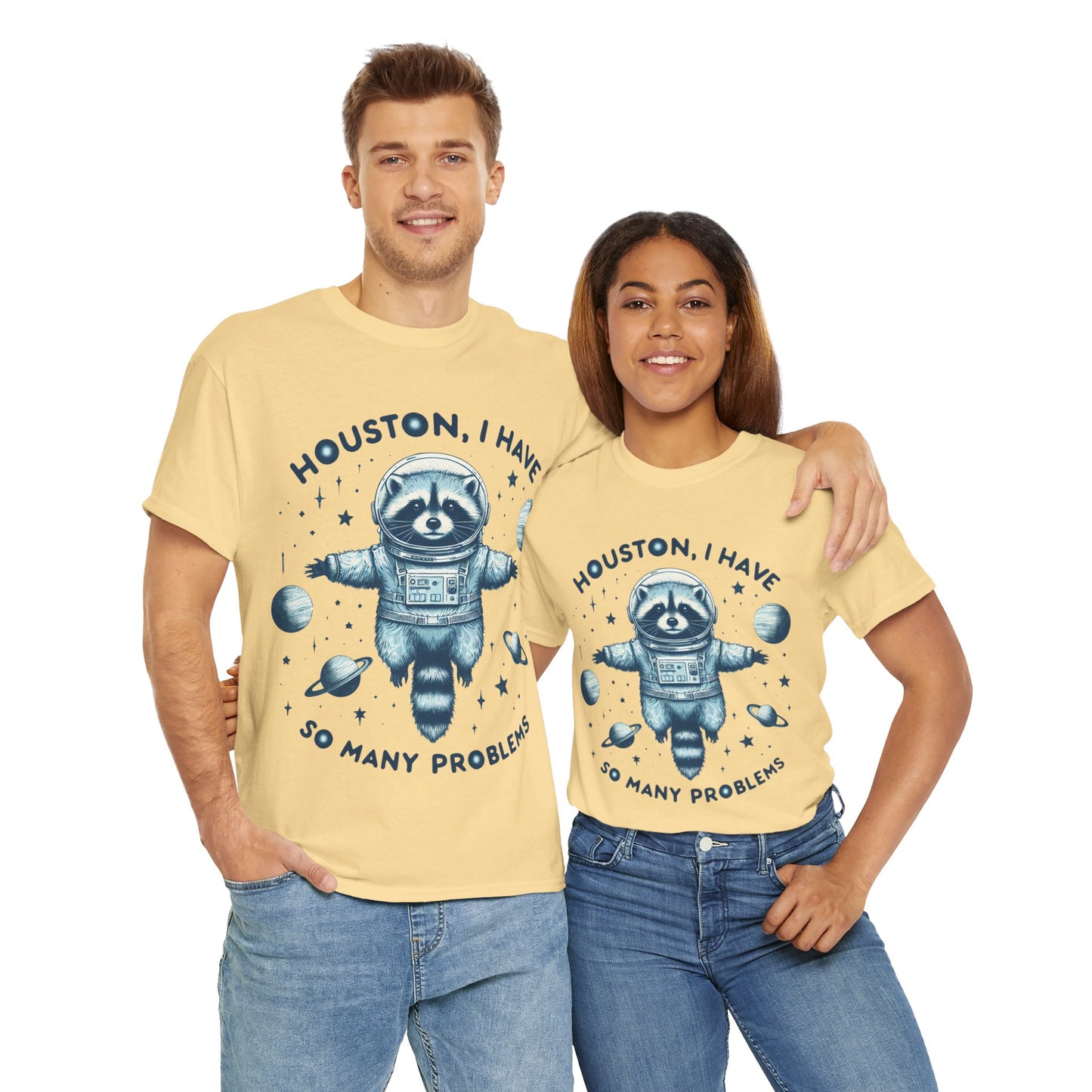 Houston I Have So Many Problems Unisex Heavy Cotton Tee
