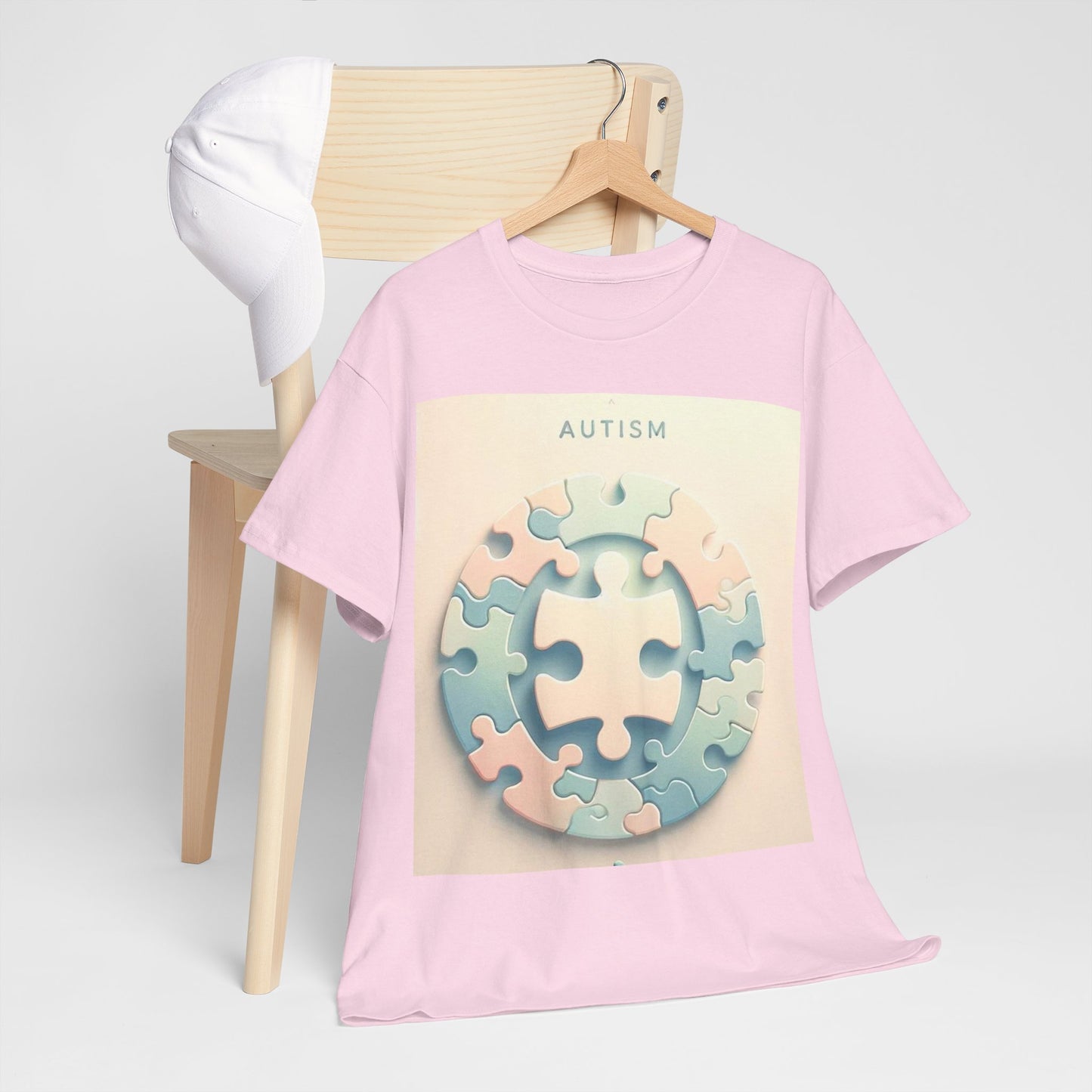 Autism Circle Unisex Heavy Cotton Tee