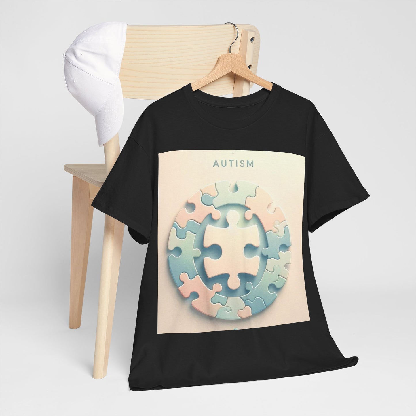 Autism Circle Unisex Heavy Cotton Tee
