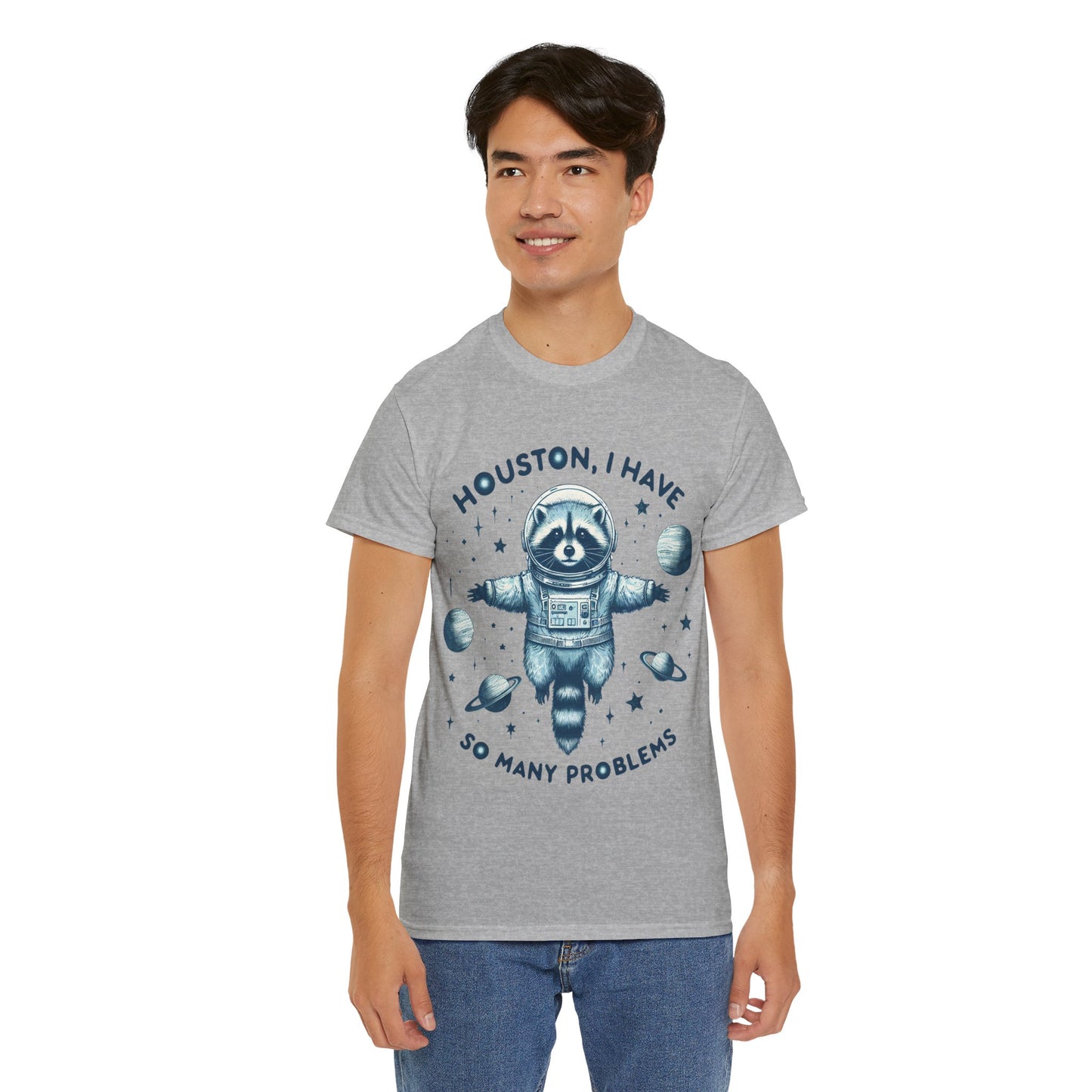 Houston I Have So Many Problems Unisex Heavy Cotton Tee