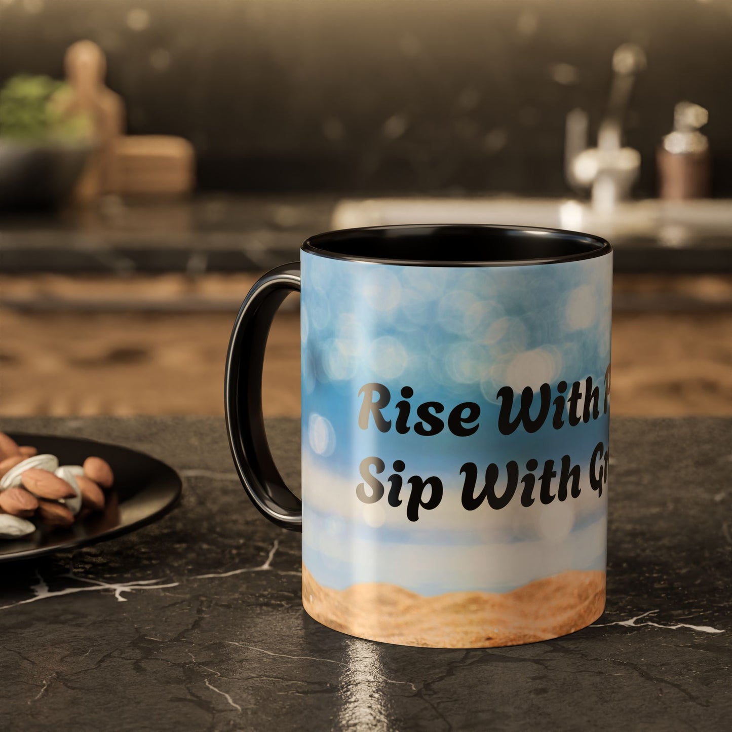 Rise With Purpose Inspirational Colorful Mugs (11oz, 15oz)