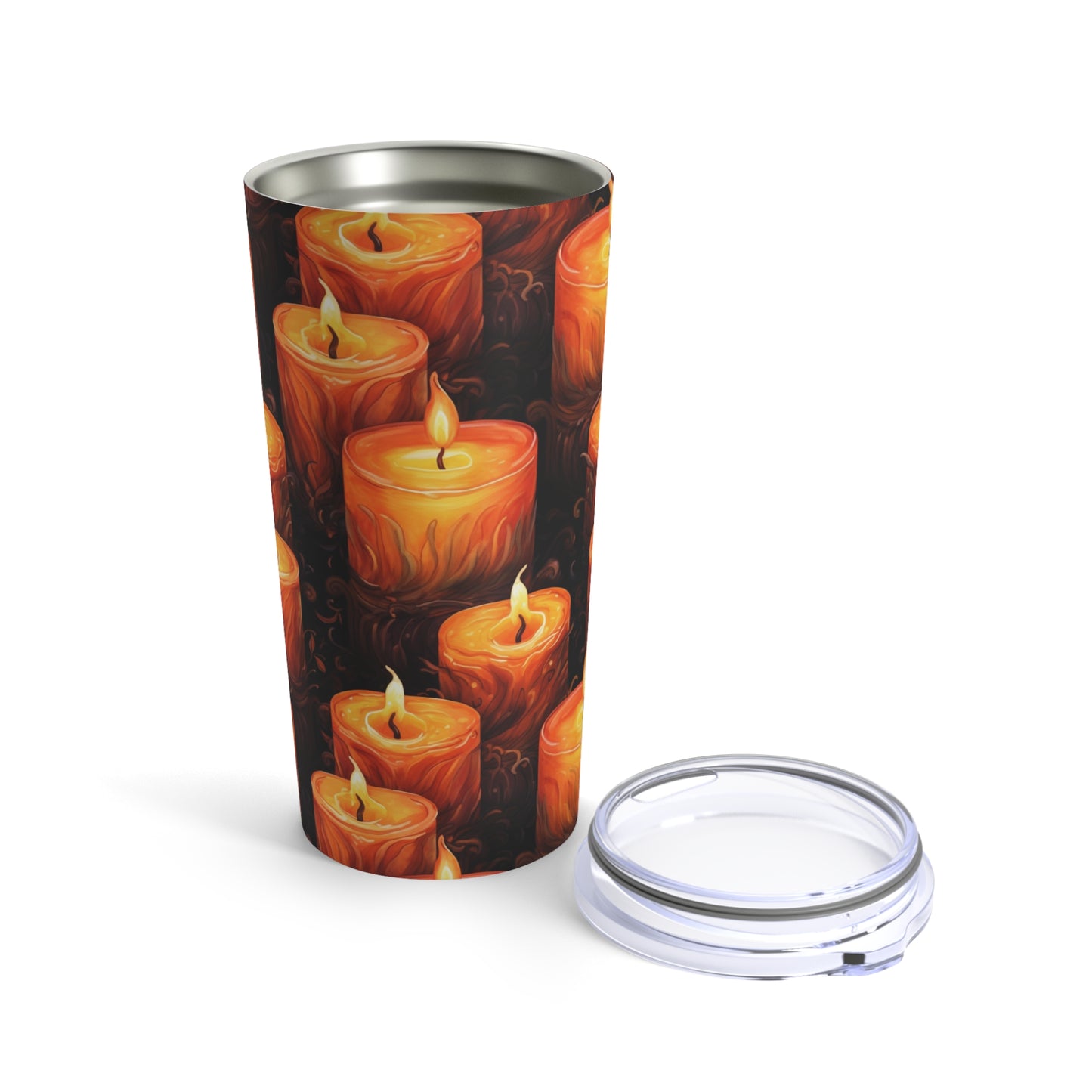 Halloween/Fall Candles Tumbler 20oz