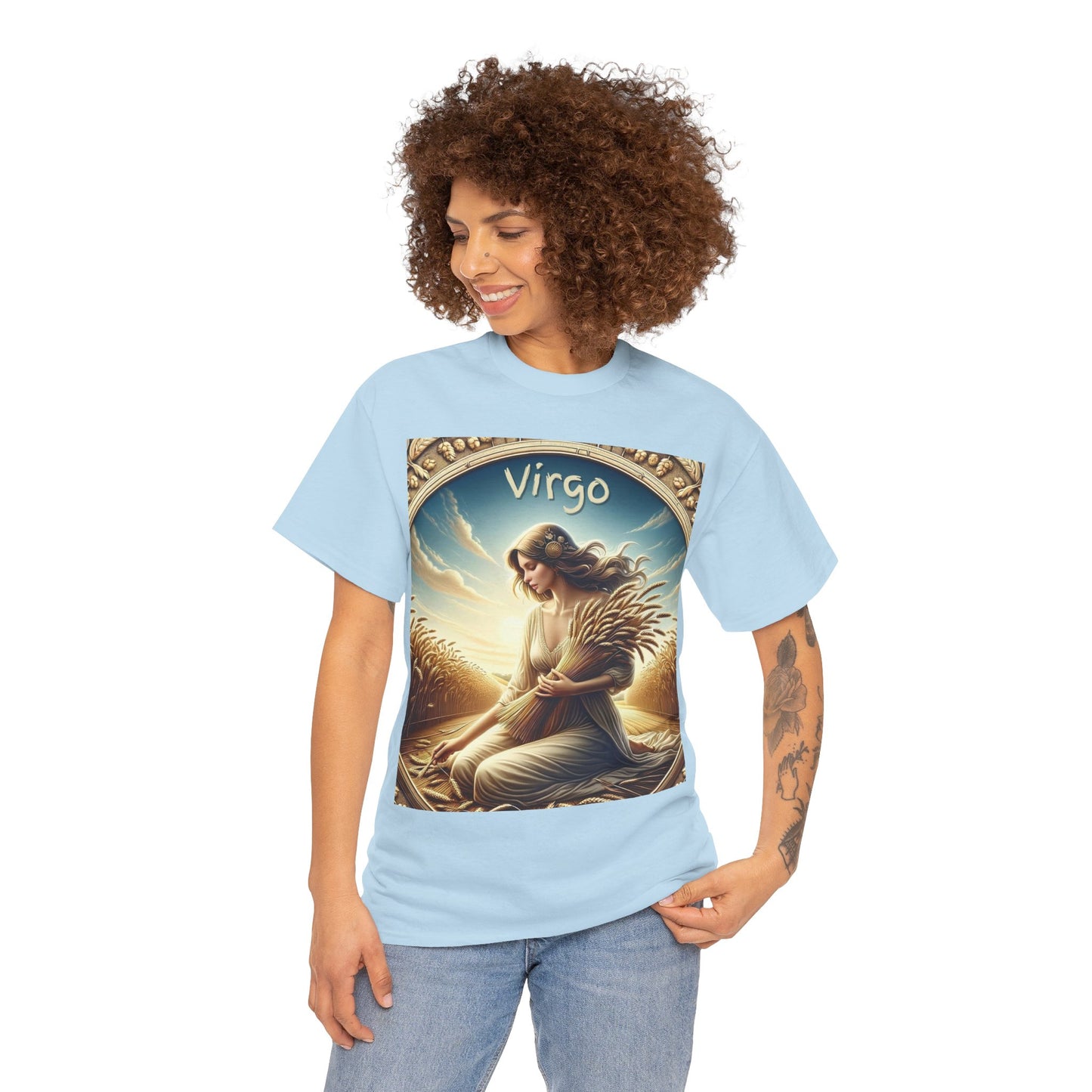 Virgo Unisex Heavy Cotton Tee