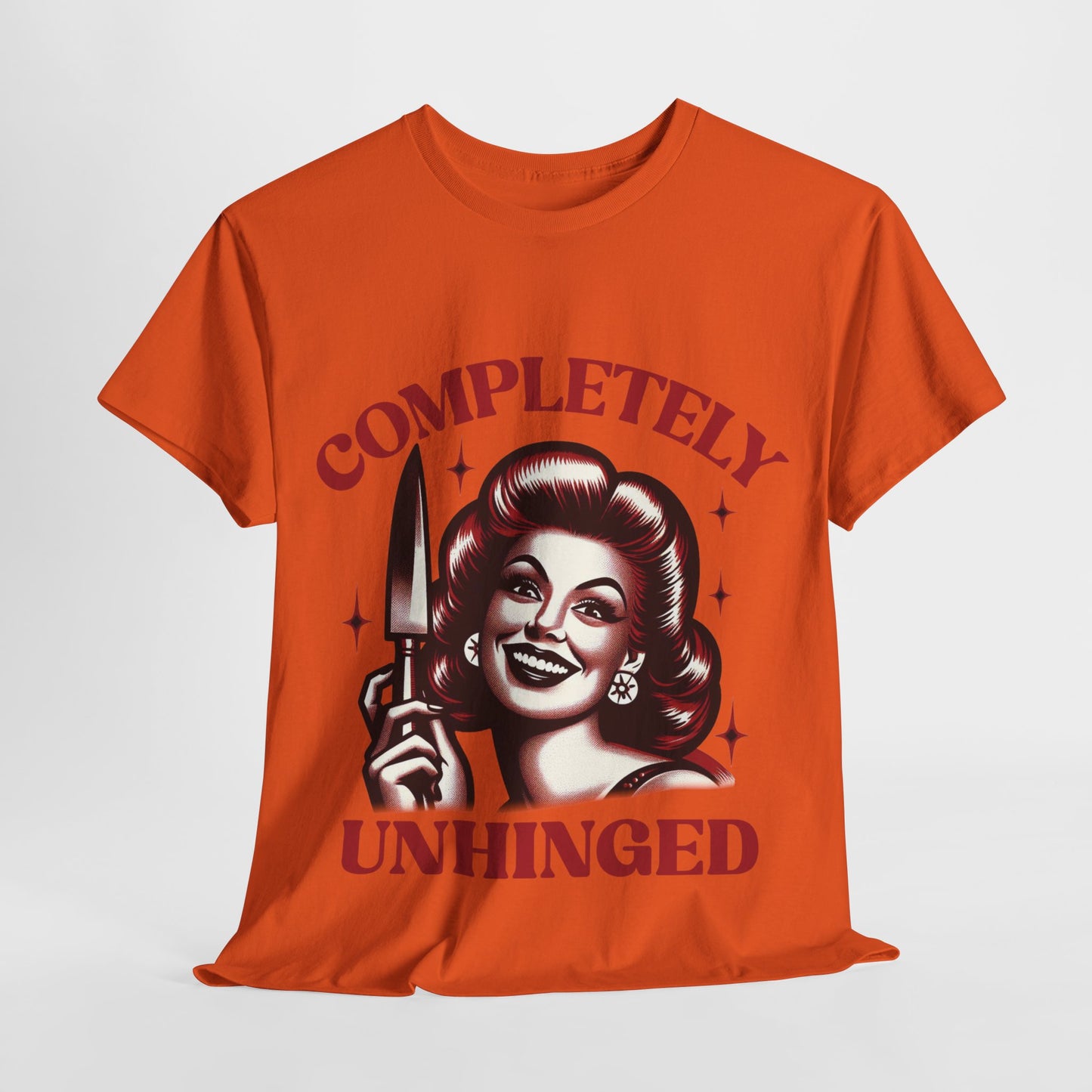 Completely Unhinged Unisex Heavy Cotton Tee