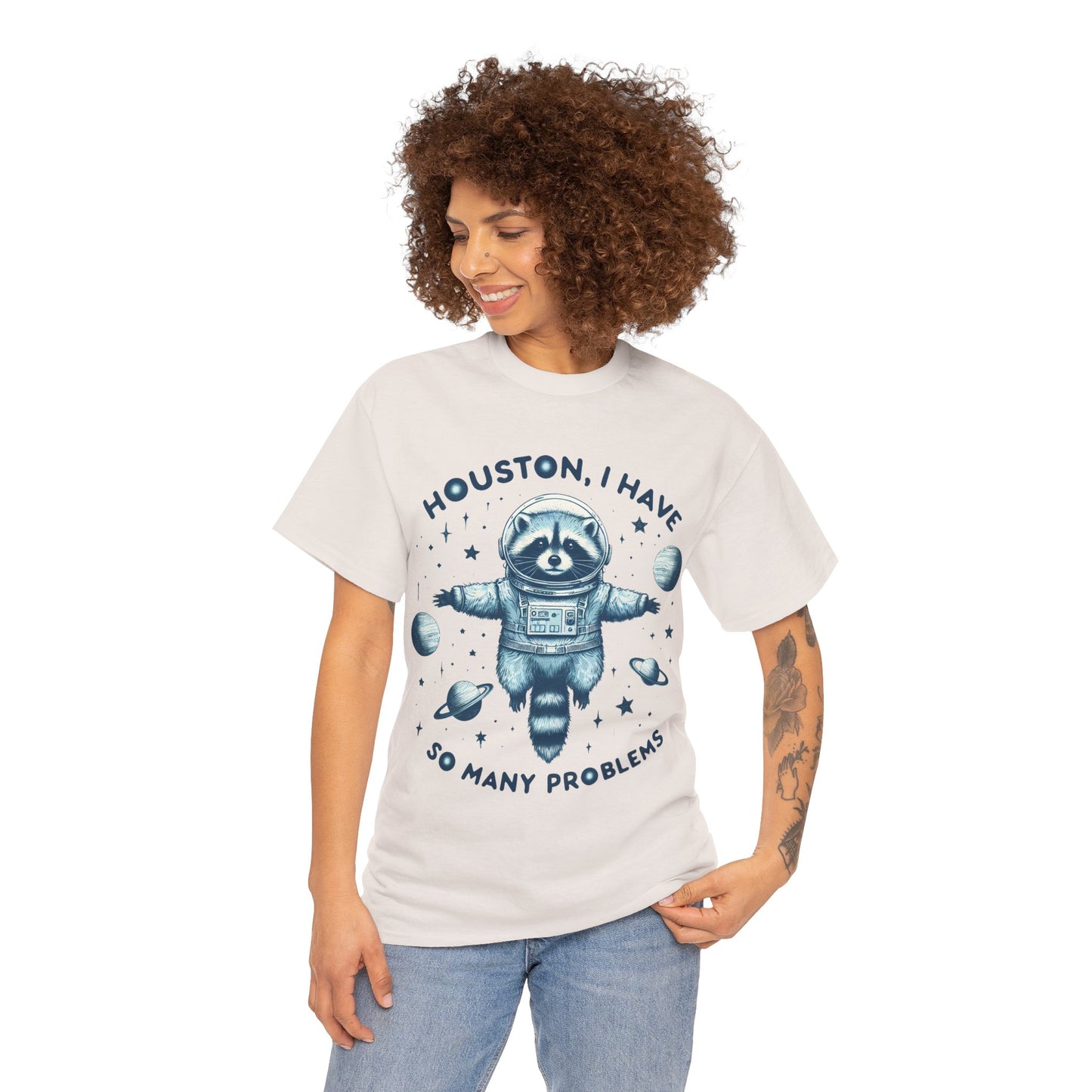 Houston I Have So Many Problems Unisex Heavy Cotton Tee