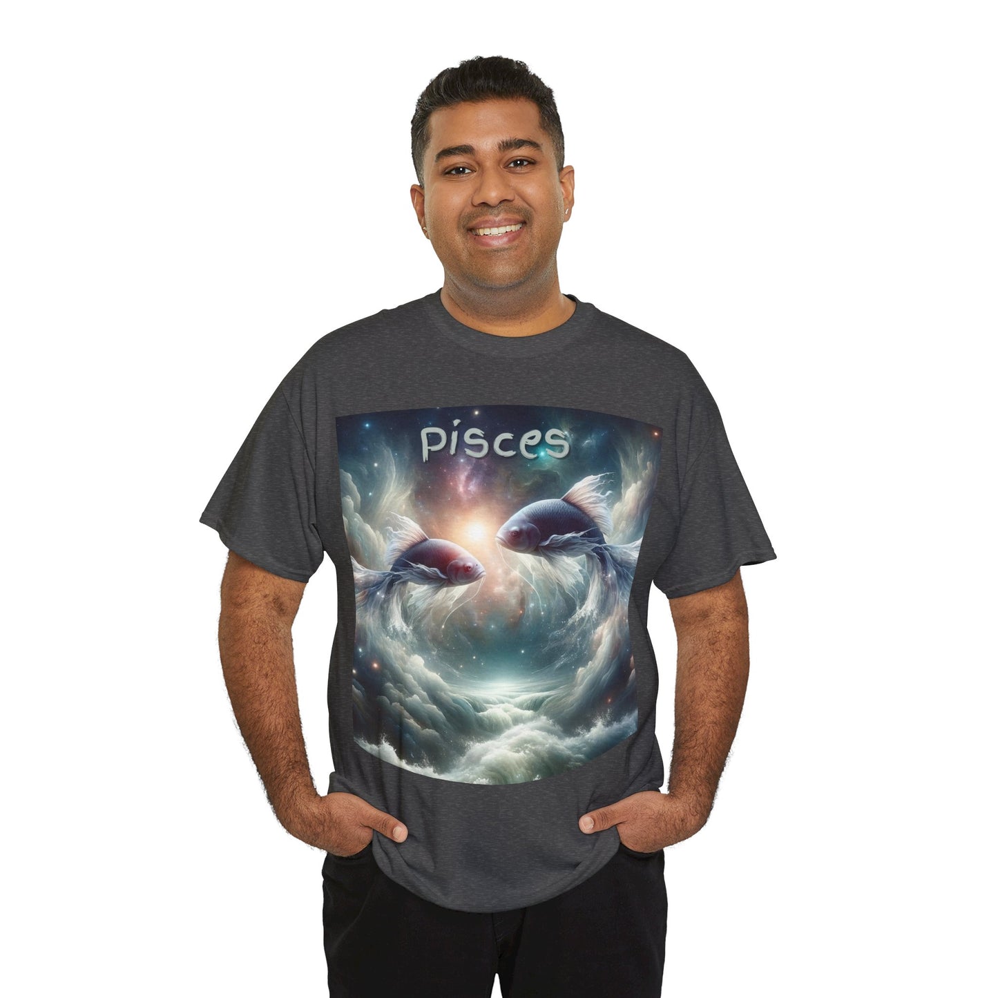 Pisces Unisex Heavy Cotton Tee