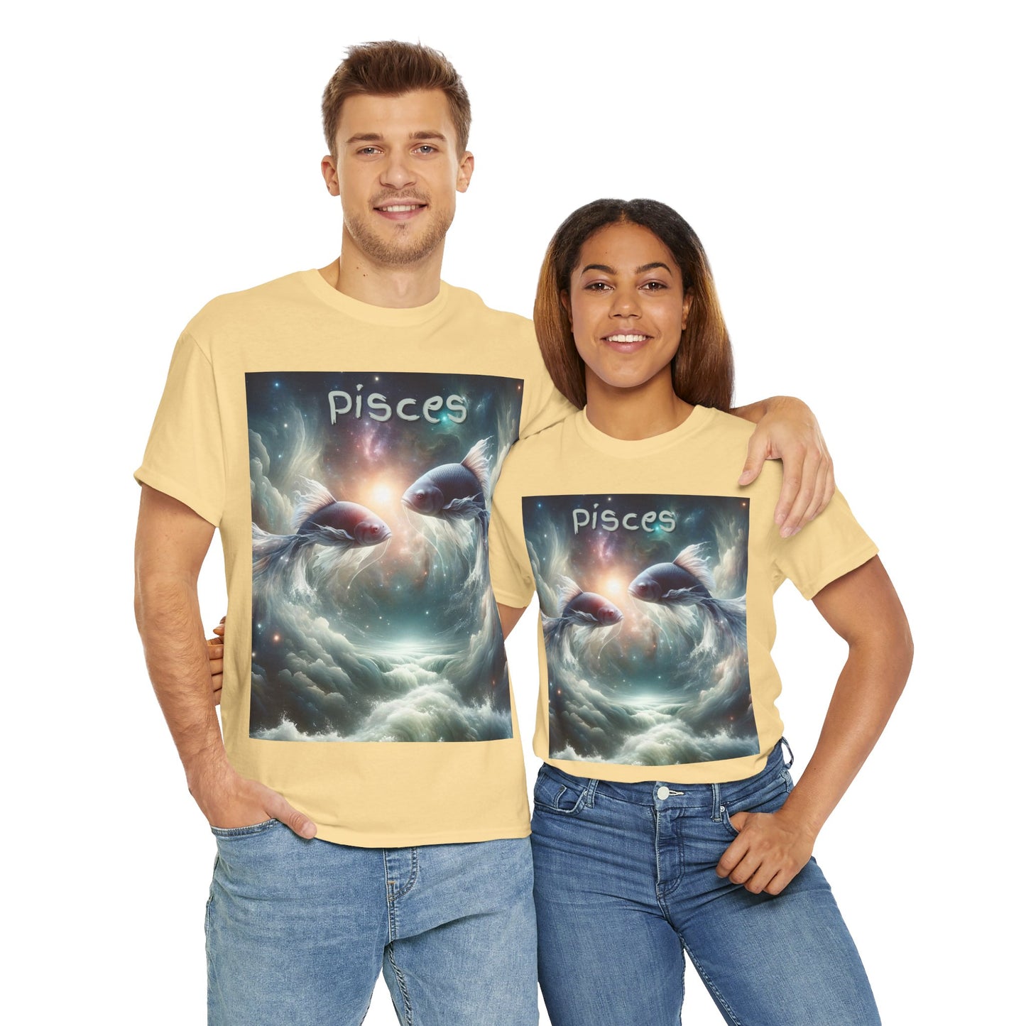 Pisces Unisex Heavy Cotton Tee