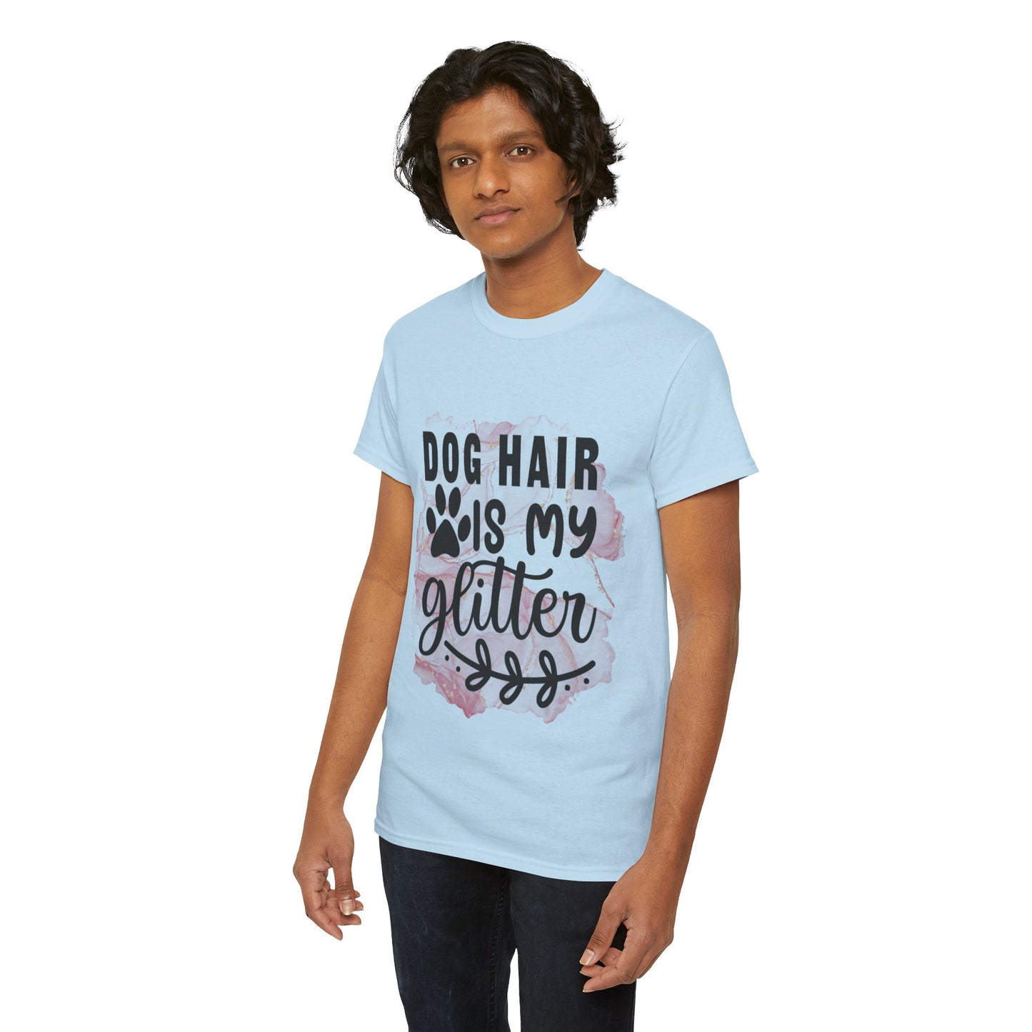 Dog Hair Is My Glitter Unisex Heavy Cotton Tee