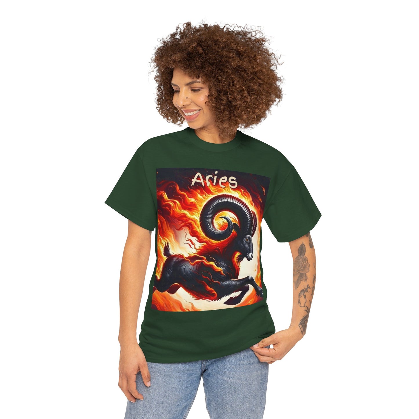 Aries Unisex Heavy Cotton Tee